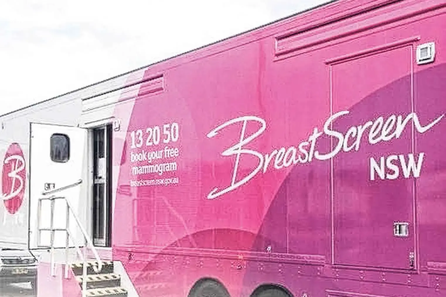 <p>The pink BreastScreen NSW van is in Trangie over the next several weeks. Photo: BSNSW</p>\\n