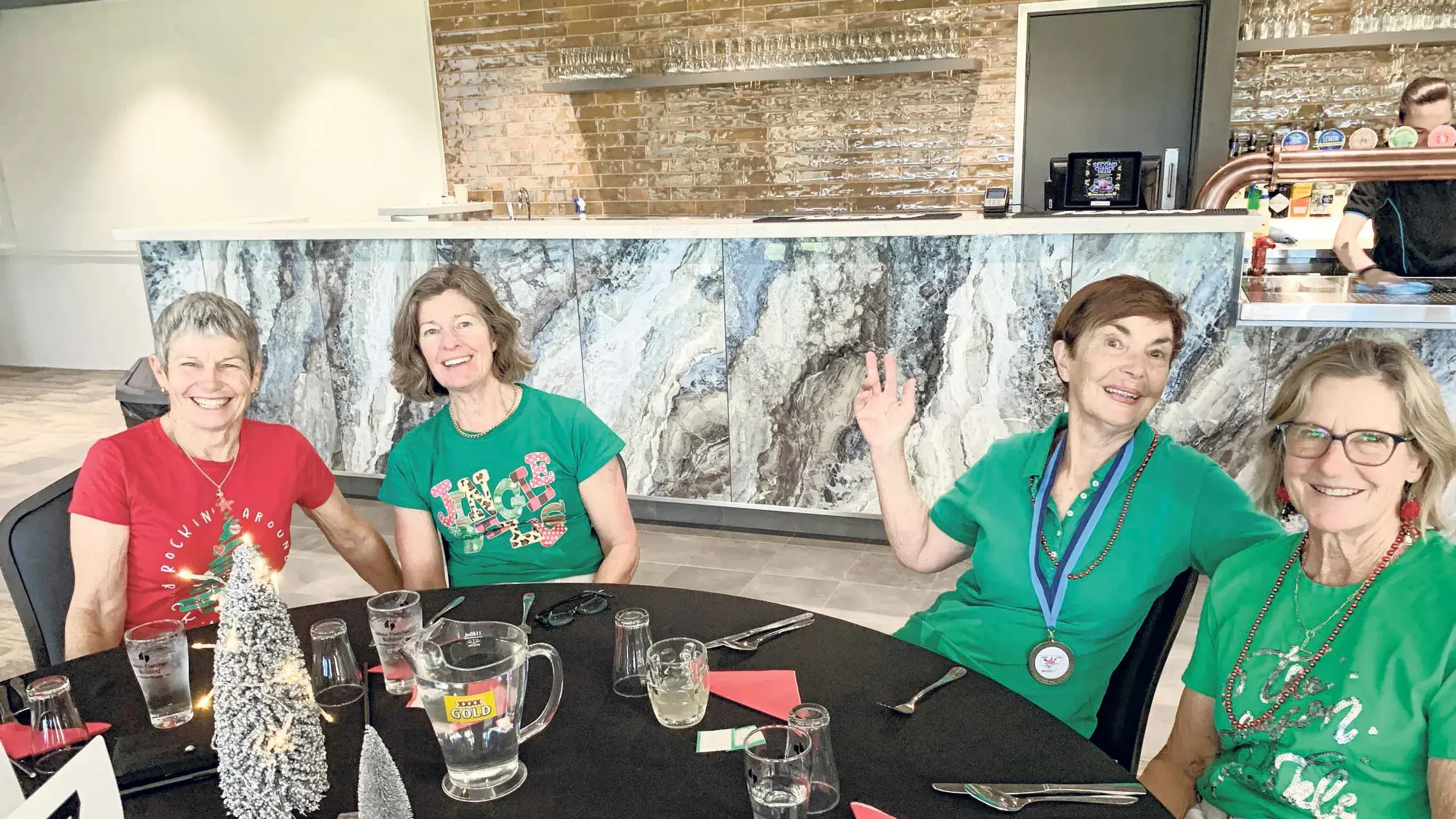 Christmas cheer for lady golfers