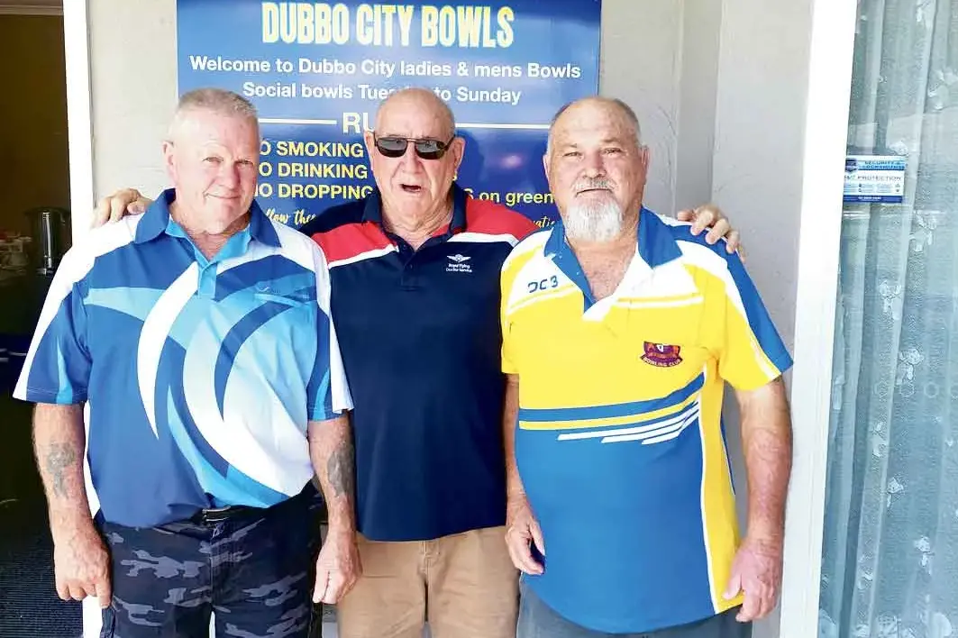 <p>Merv Teale, Bryan O\\'Sullivan and Neil Hayburn. Photos: Back Bowls.</p>\\n