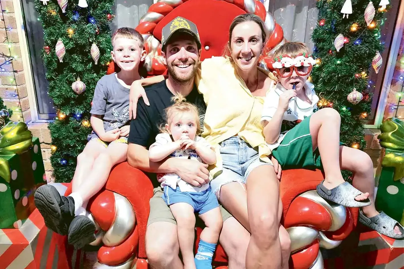 <p>The Brodie family. Photo: Dubbo Photo News. </p>\\n