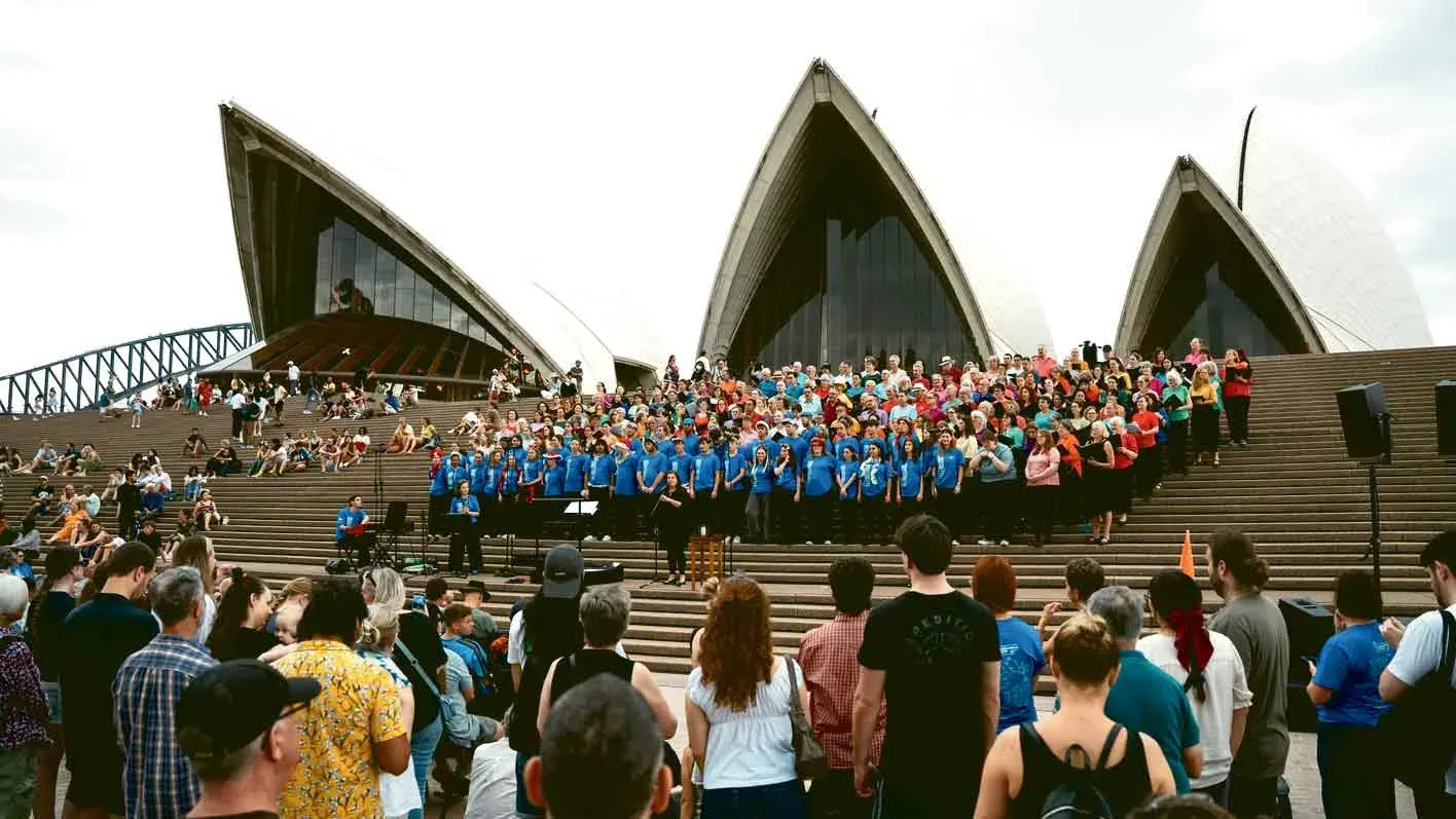 From the heart of the bush to the steps of the Opera House