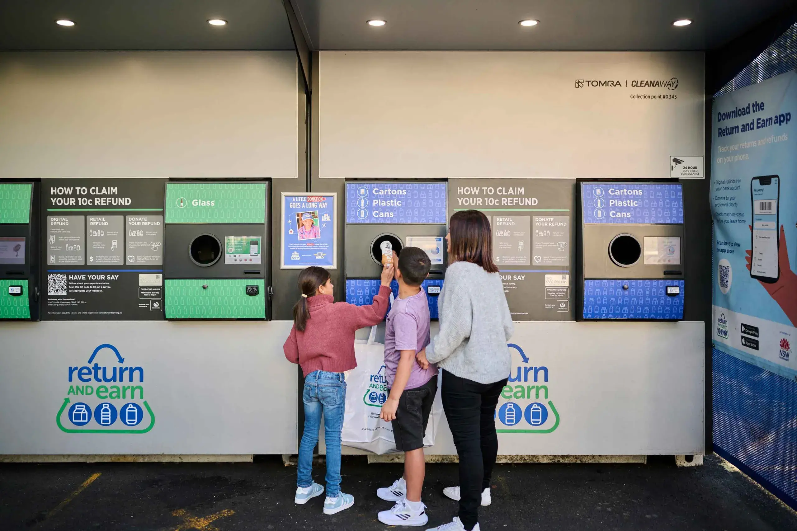 <p>Around nine million containers are expected to be returned each day over summer as part of the NSW Return and Earn scheme. Photo: Supplied</p>\\n