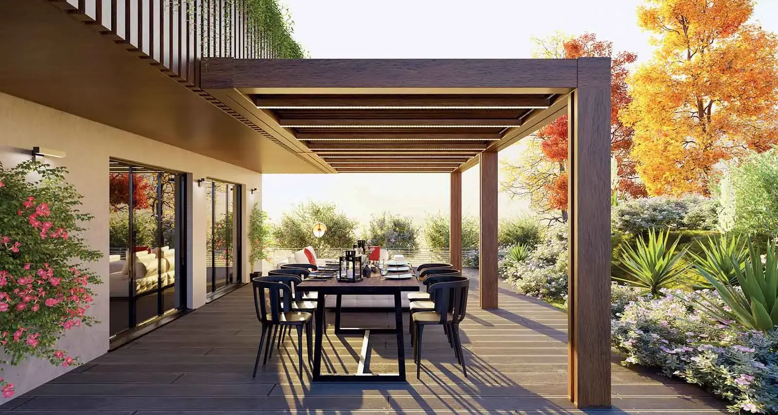 Paradise under a pergola