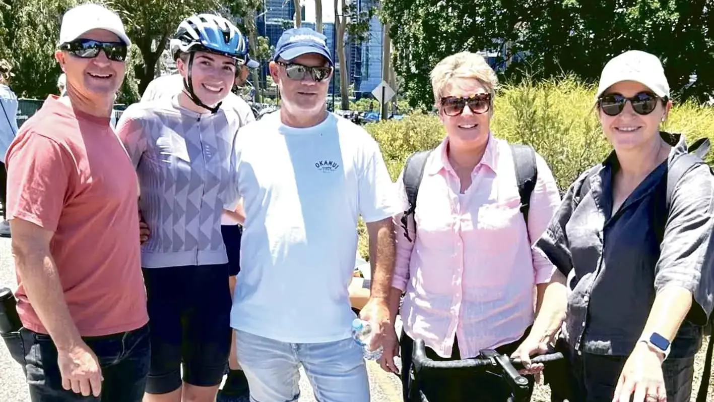 Emily and Kurt braved wind and heat in the Nationals