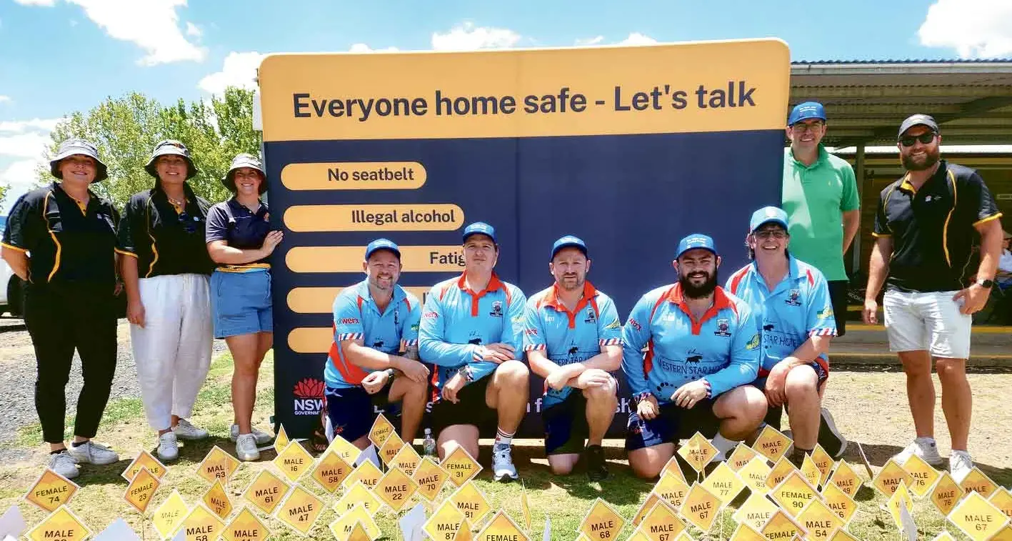 Dubbo cricketers team up to say \"yeah... nah\" to drink driving