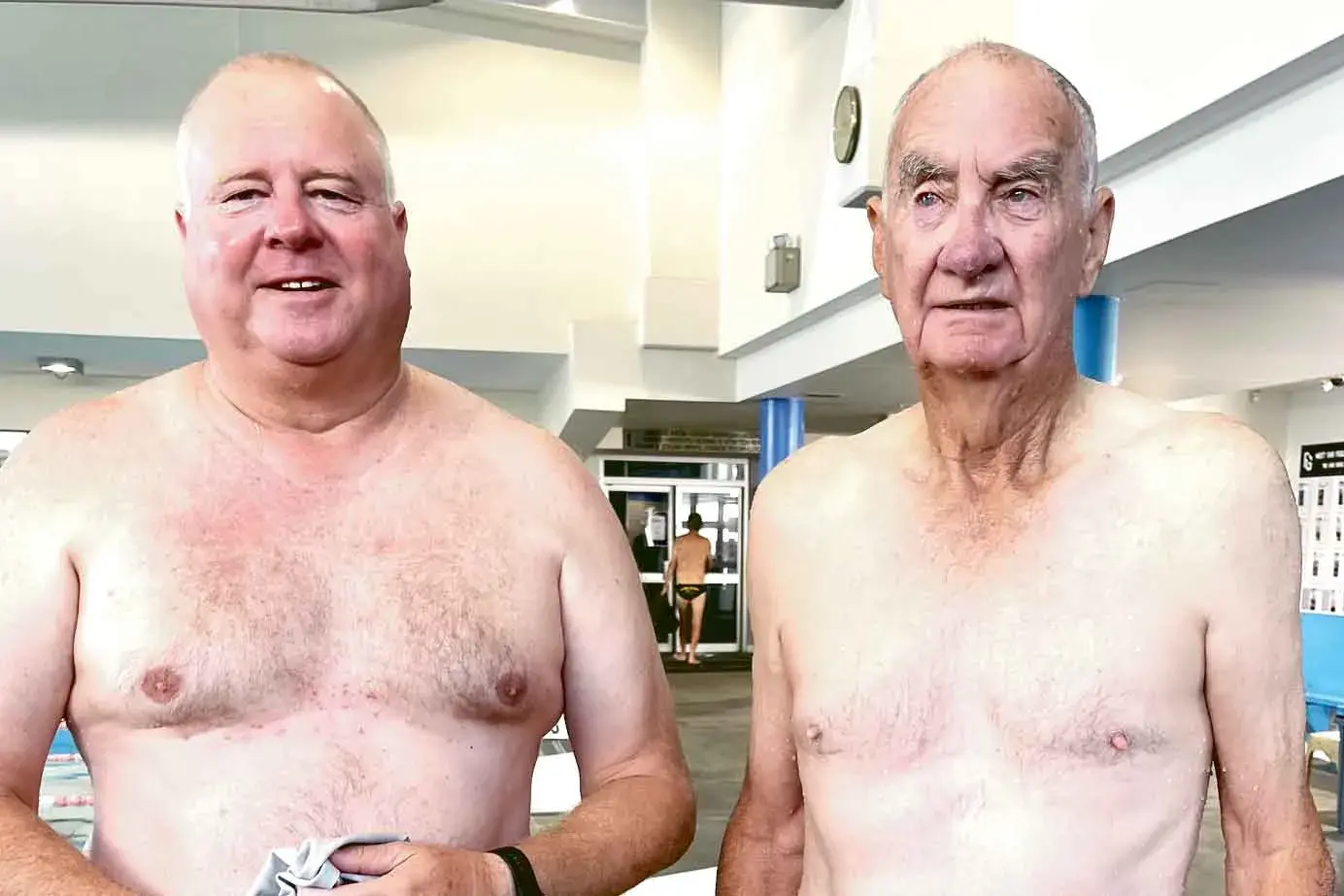 <p>Dubbo Ducks Warren Williams with Dick Whiteford. Photo: Dubbo Ducks</p>\\n