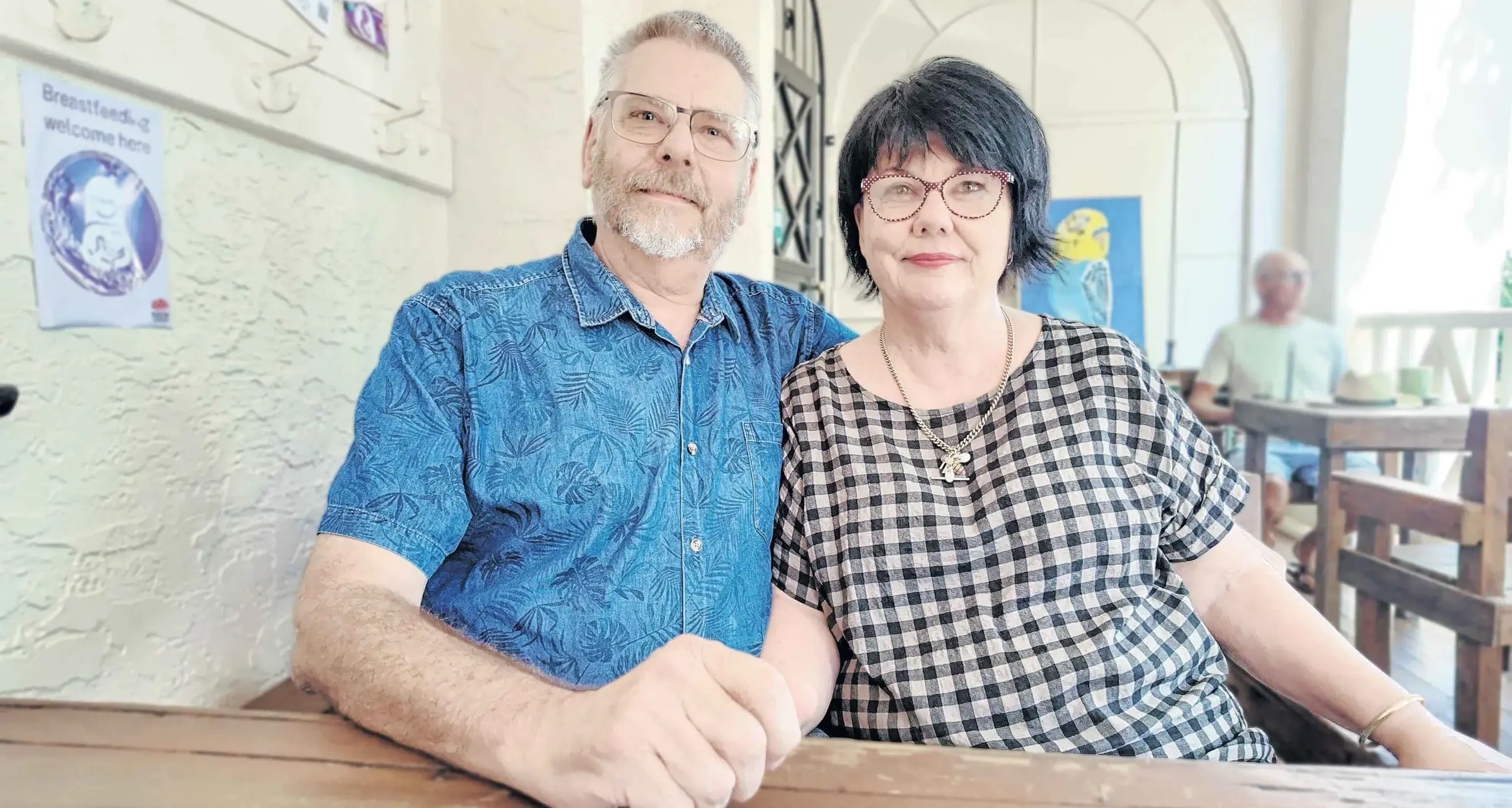 Colin and Laurie change focus