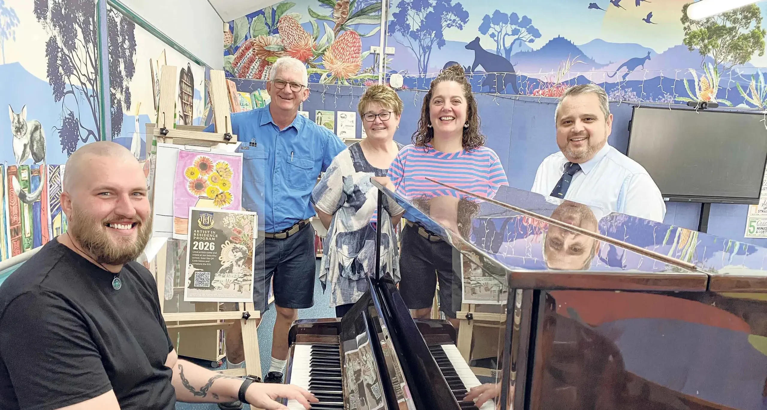 Paul announced as the inaugural artist in residence at South Dubbo