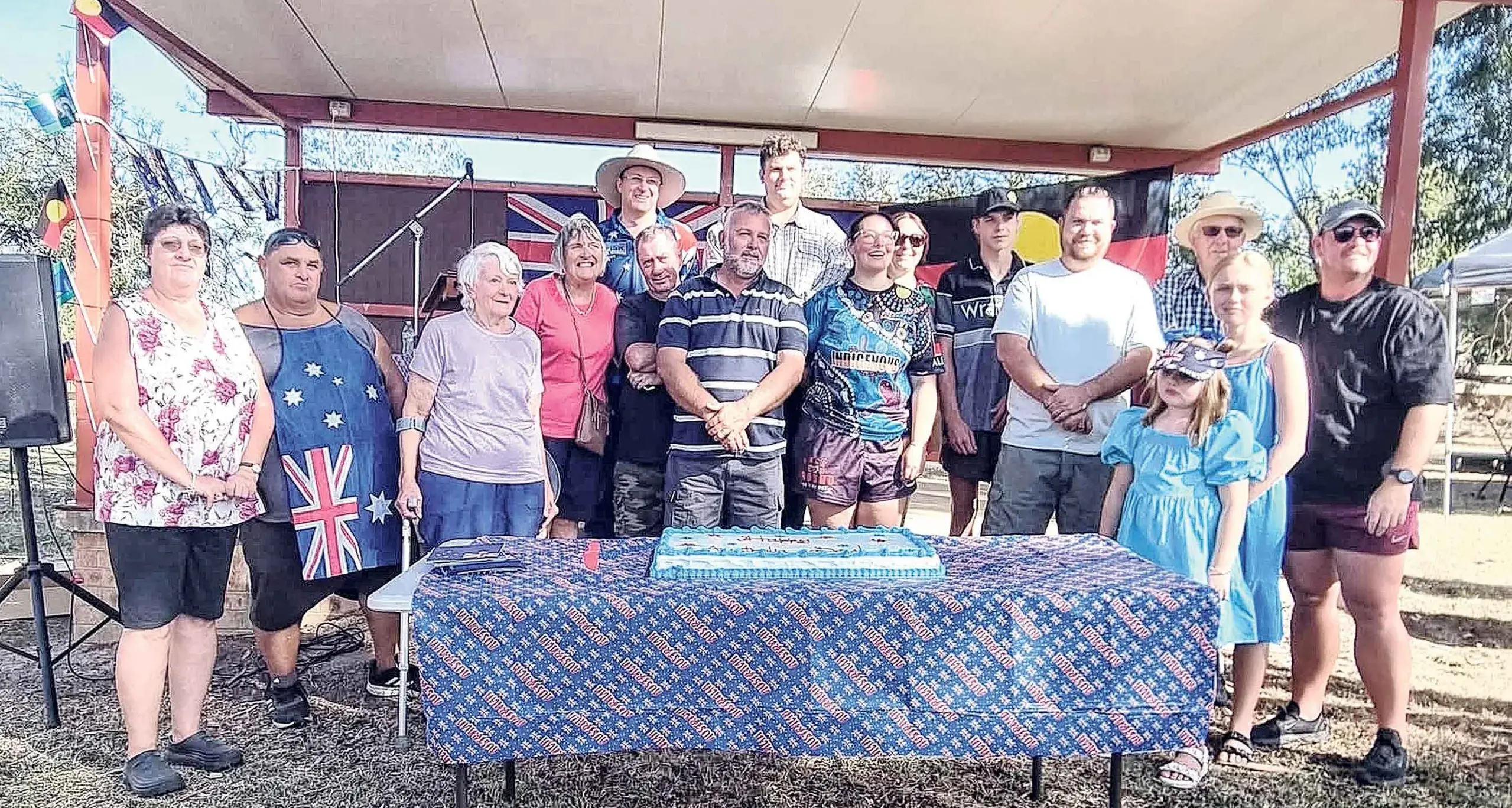 And they’re off! Yabby racing at Stuart Town’s inaugural Oz Day