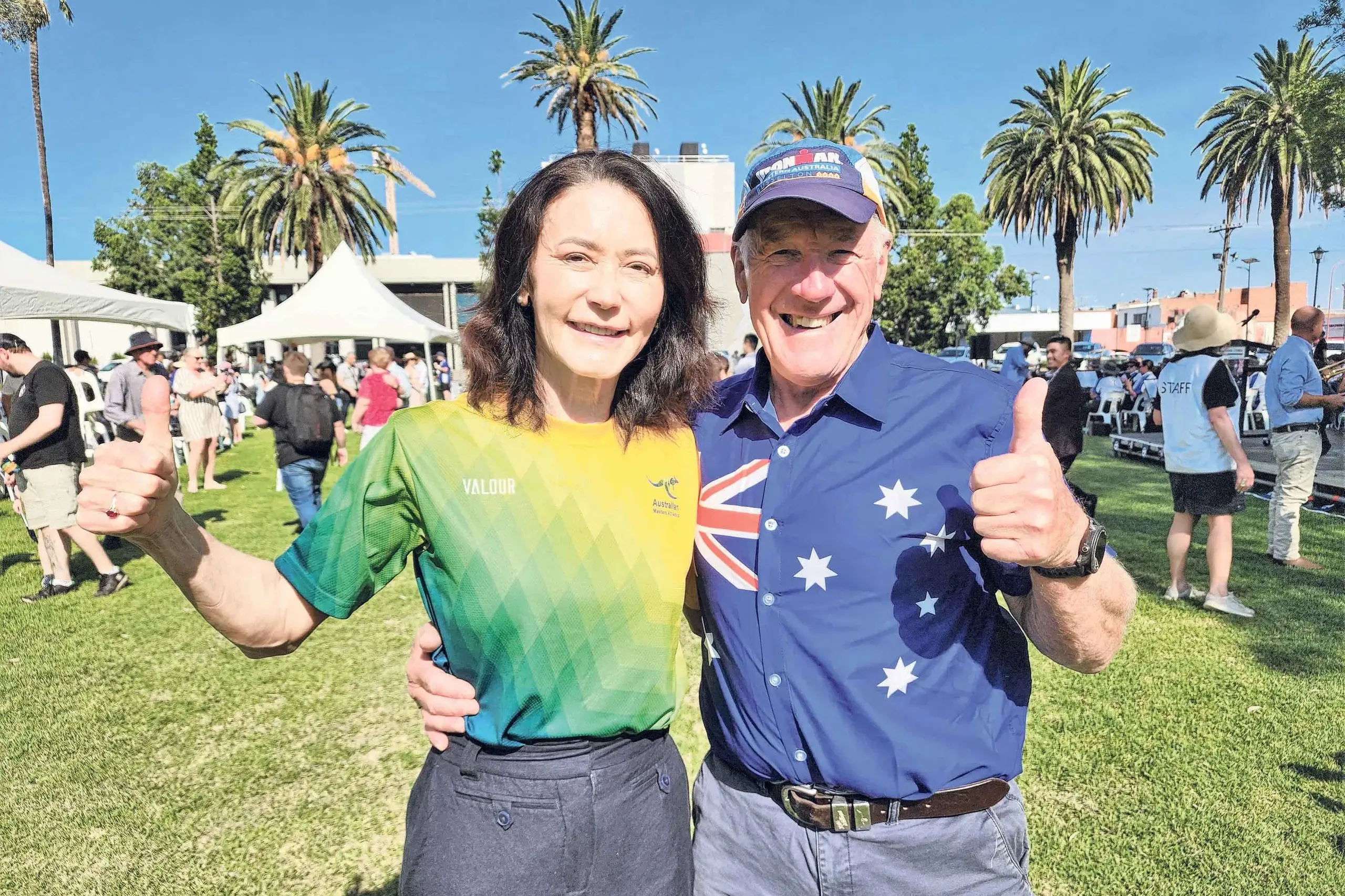 <p>Dr Raisa Kolesnikova and Ian Crafter, Dubbo\\'s Australia Day Sportsperson of the Year 2026. Photo: Dubbo Photo News</p>\\n