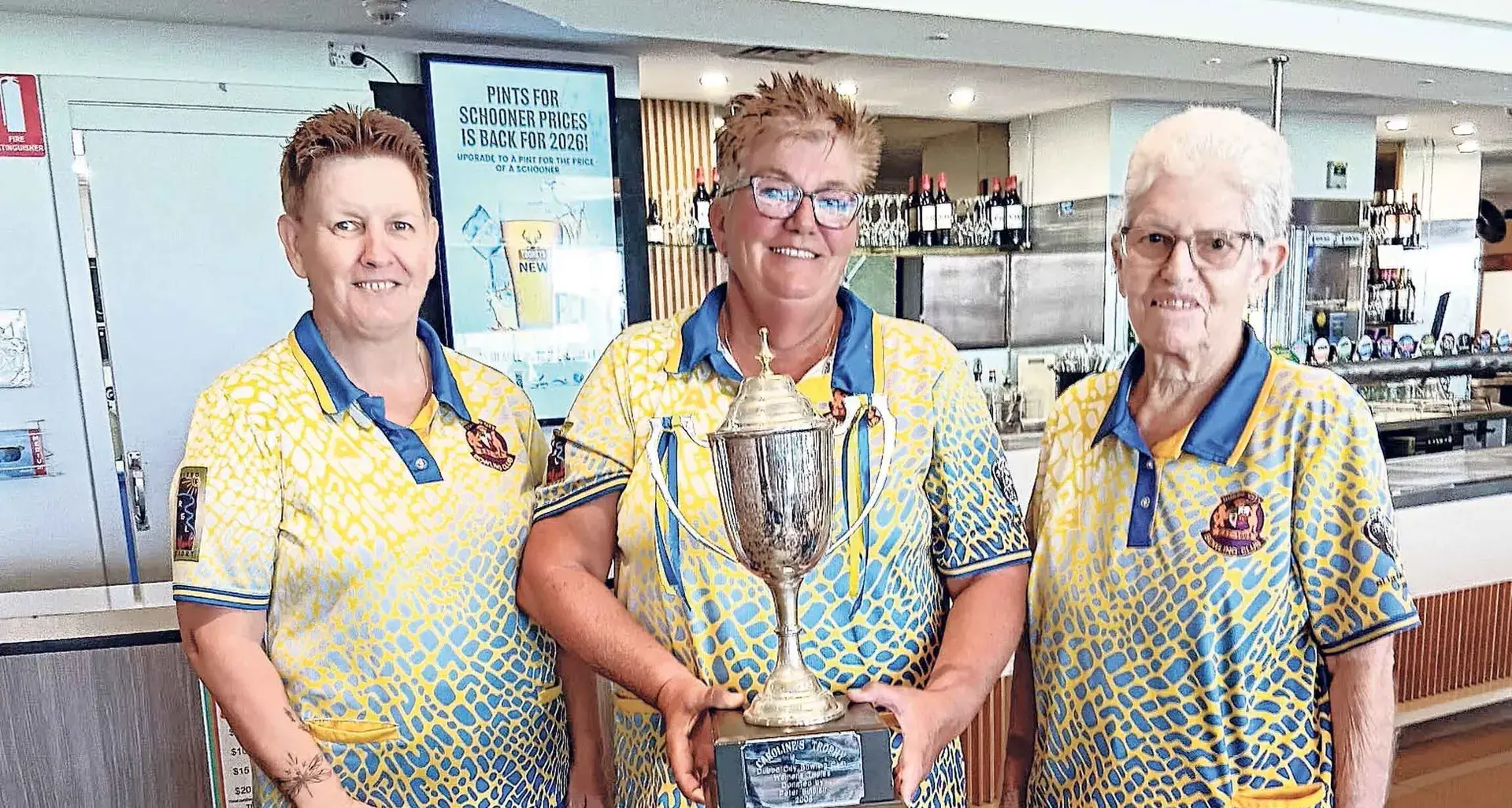 Ladies contest the Caroline Trophy