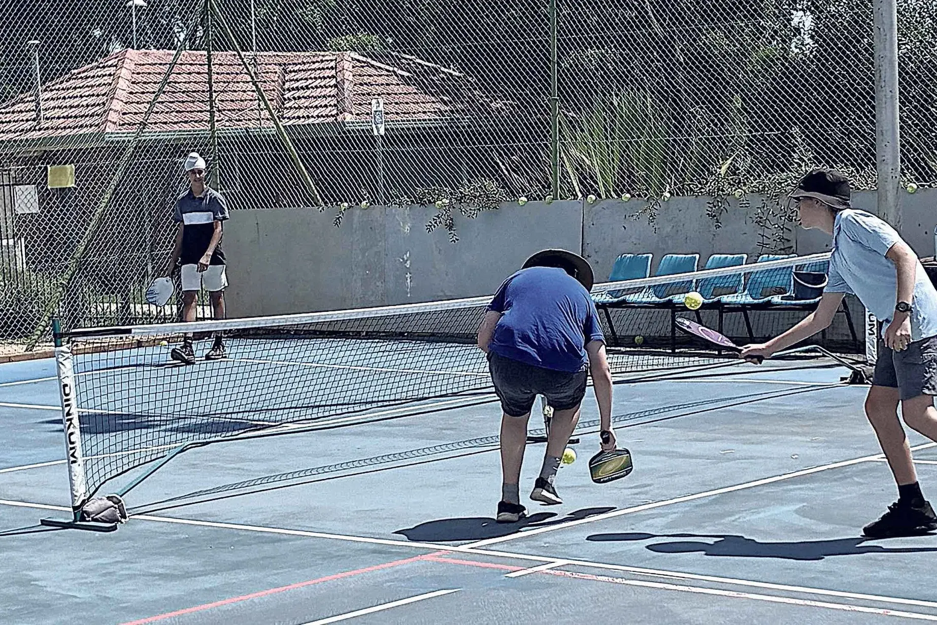 <p>Dubbo Pickleball is also attracting the young, with students from the Dubbo Leadership Academy having a go at at this growing sport. Photo: Supplied</p>\\n