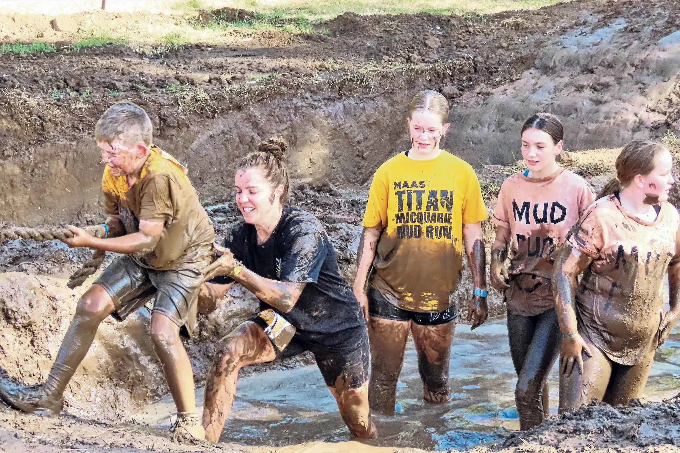 <p>Muddy track: One of the unique qualities of the Titan Macquarie Mud Run, is its inclusivity for all types of athlete. Photo: Dubbo Photo News/Ken Smith/file</p>\\n