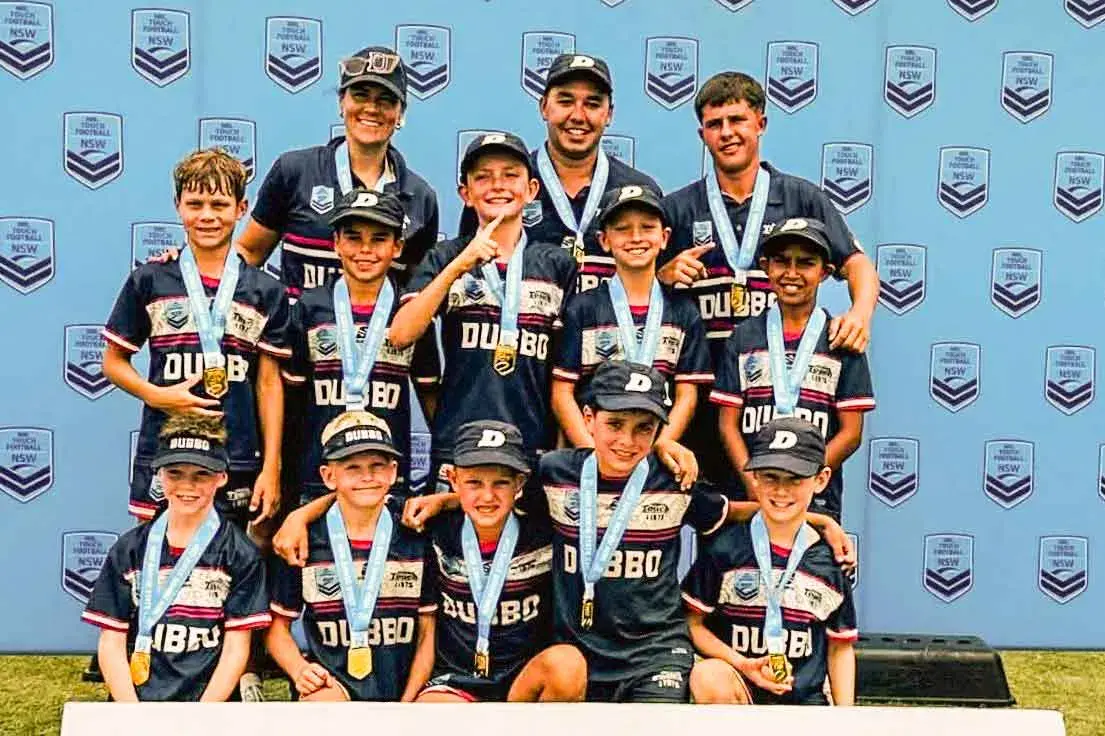 <p>In a triumph for one of our own local junior sides, Dubbo Under 10s Red Devils were crowned as champions in their age group in the NSW Touch Junior State Cup. The team, from front, left, Sully O\\u2019Neill, Bodhi Sasse, Bexley Robbins, Quentin Dickson, and Knox McCutcheon. Middle, from left, Kortlyn Forrester, Cruz Gray, Cooper Lew, Brodie Laws, and Mark Winters Fuller At back, from left, Kimberley Forrester, Adam Gray, and Lochie Murphy.Photo: Supplied</p>\\n