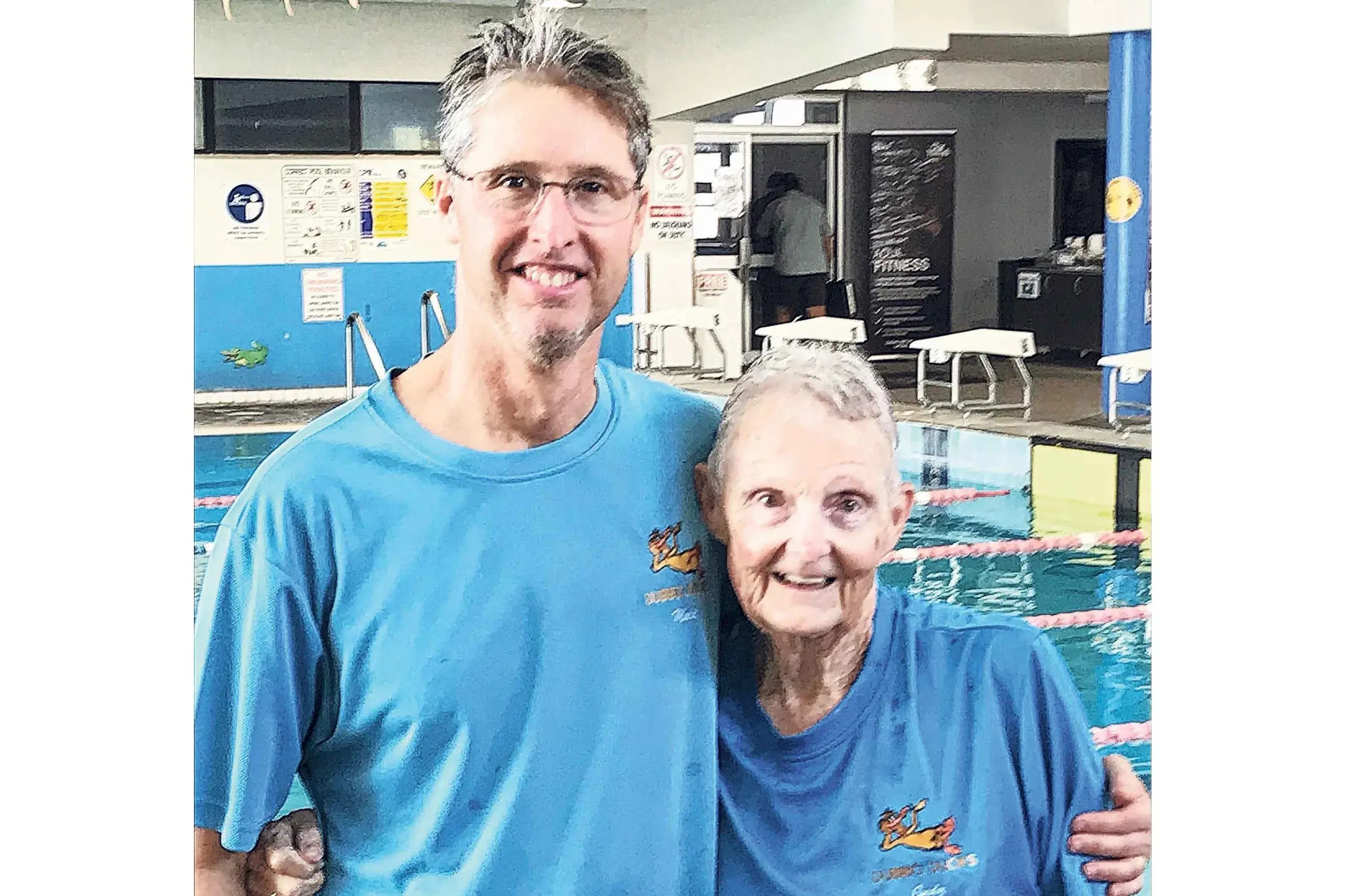<p>Brace Relay winners on the day for the Dubbo Ducks annual Vern Traegar Memorial Trophy, Mark Scullard and Judy Walsh. Photo: Supplied</p>\\n