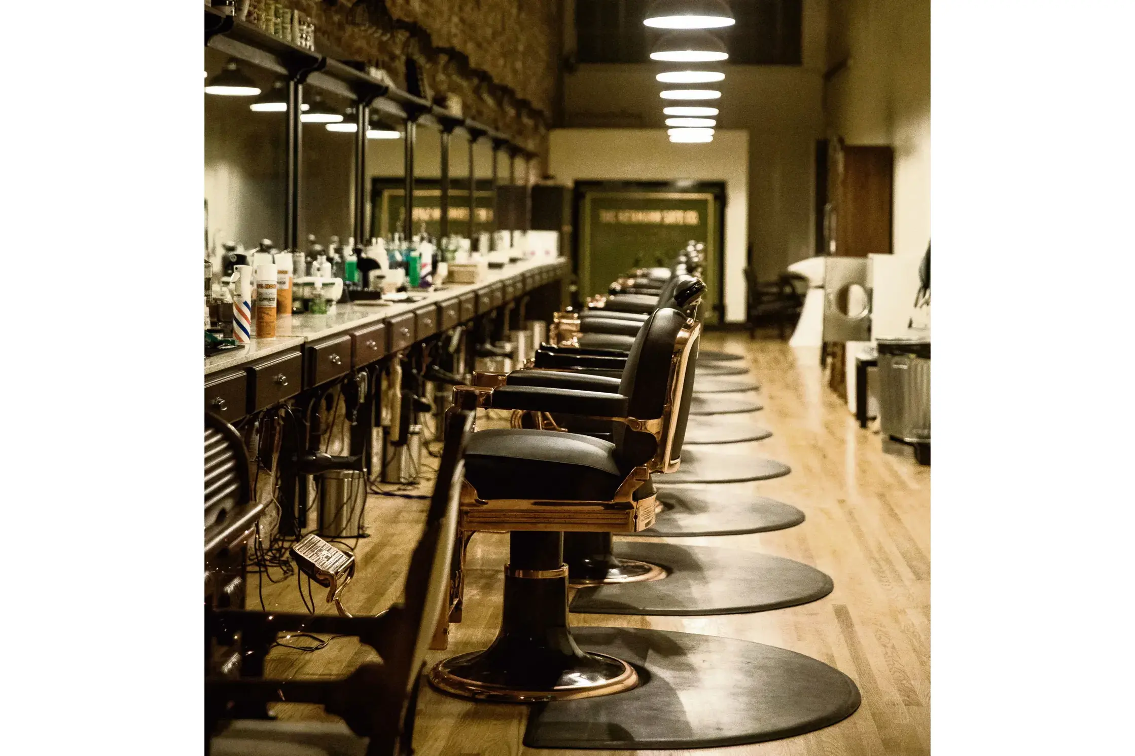 <p>Plenty of chairs available; barbering is one of those ancient trades that for decades was viewed as slowly dying, but has now made a surprising comeback. Photo: Unsplash</p>\\n