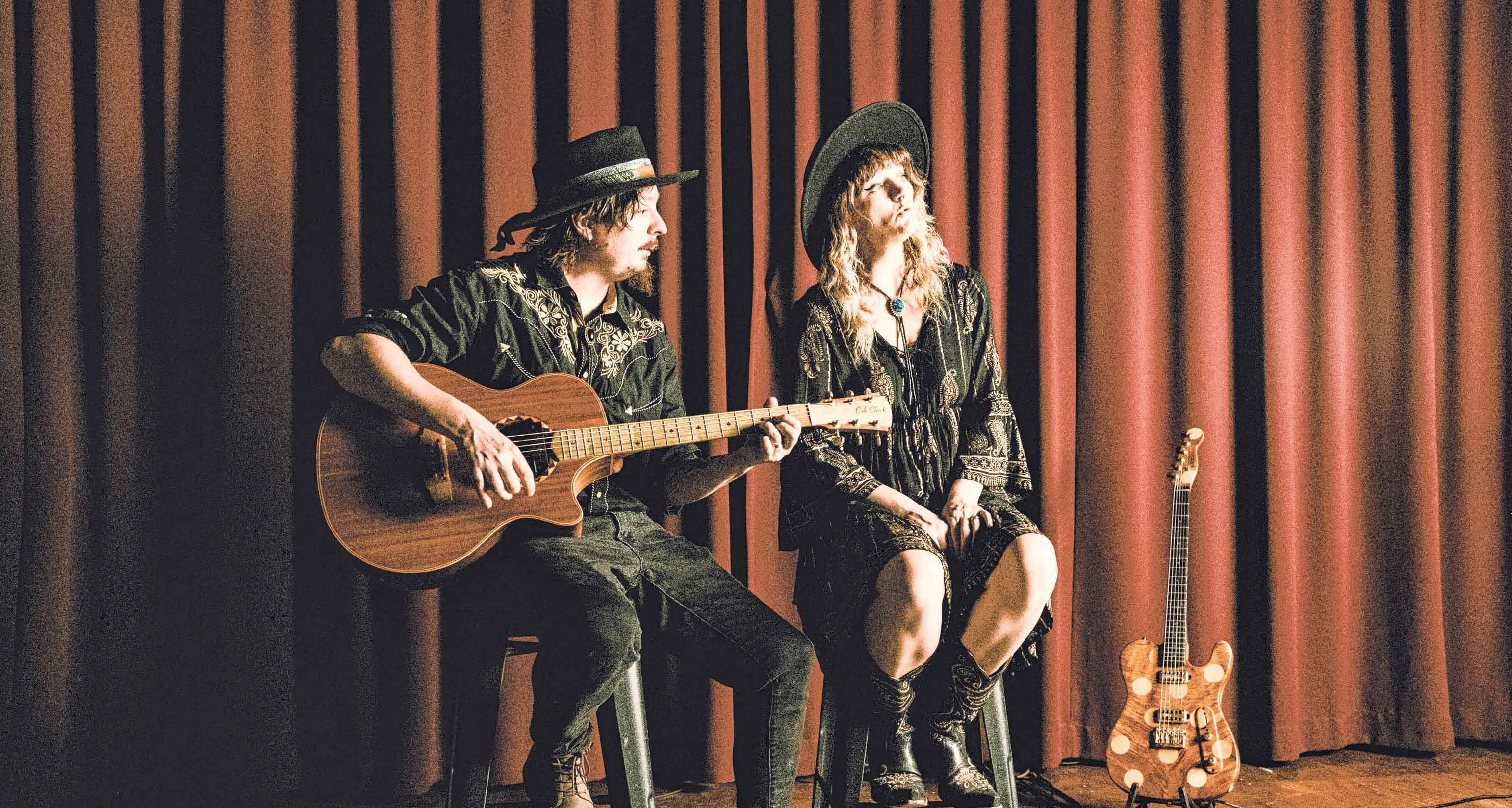 Julian and Beci’s “groove-heavy Americana” escape from troubled times, at Crossroads