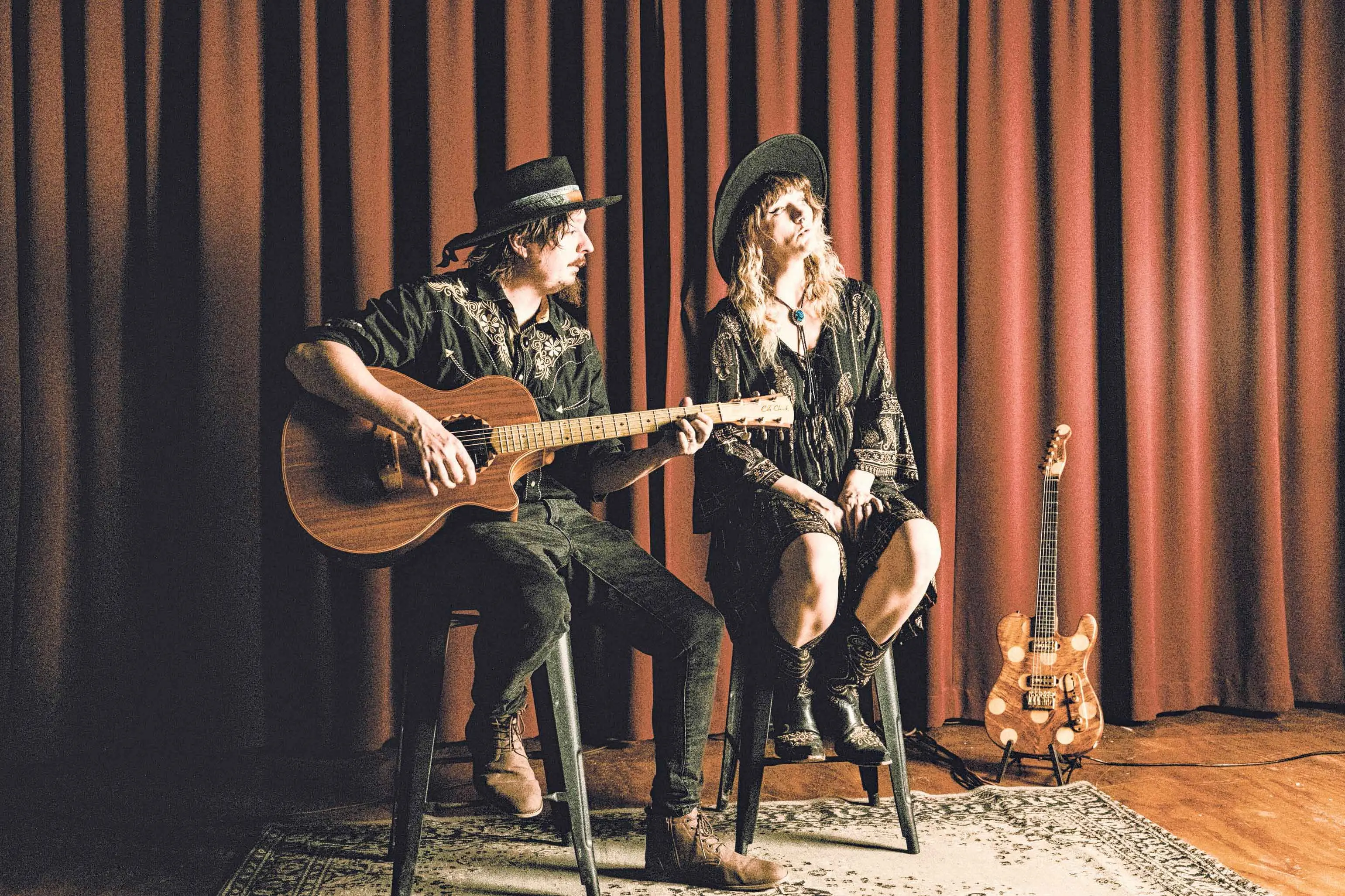 <p>Julian James, his wife, Beci Kate, and their travelling modern Hill Country blues outfit are touring their new album. Photo: Supplied</p>\\n