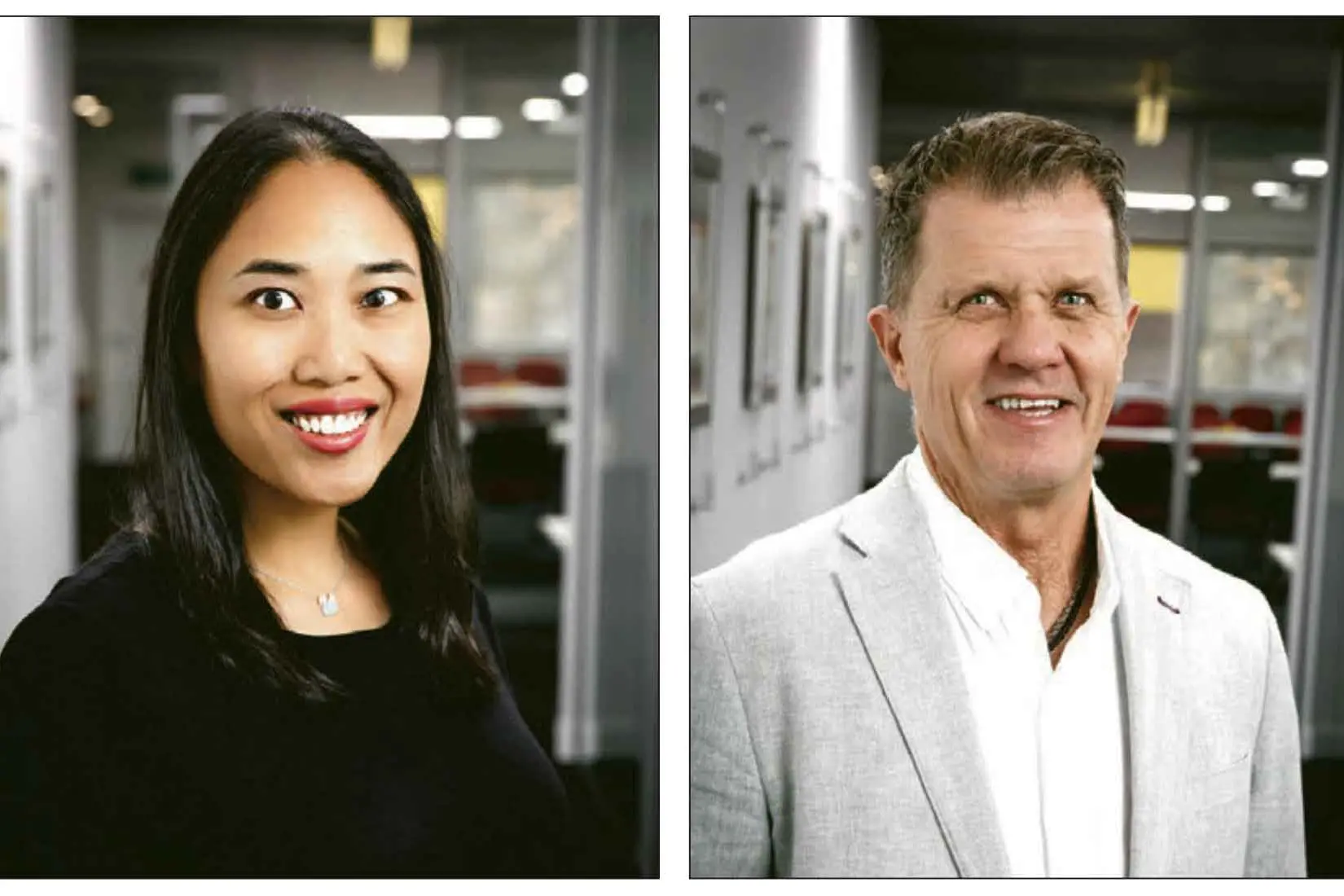 <p>PRD chief economist Dr Diaswati Mardiasmo, left, and managing director Todd Hadley, right. Photos: Supplied</p>\\n