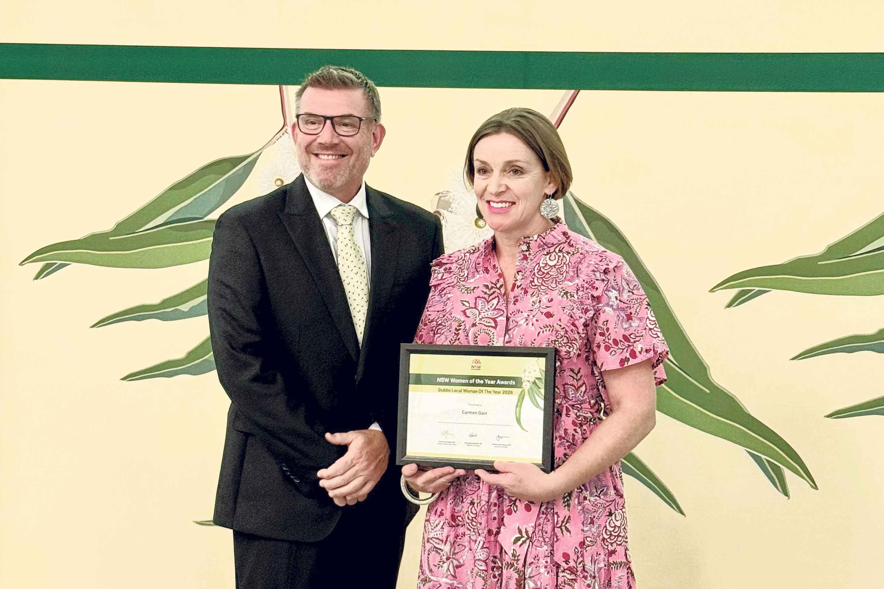 Carmen is Dubbo electorate's Woman of the Year