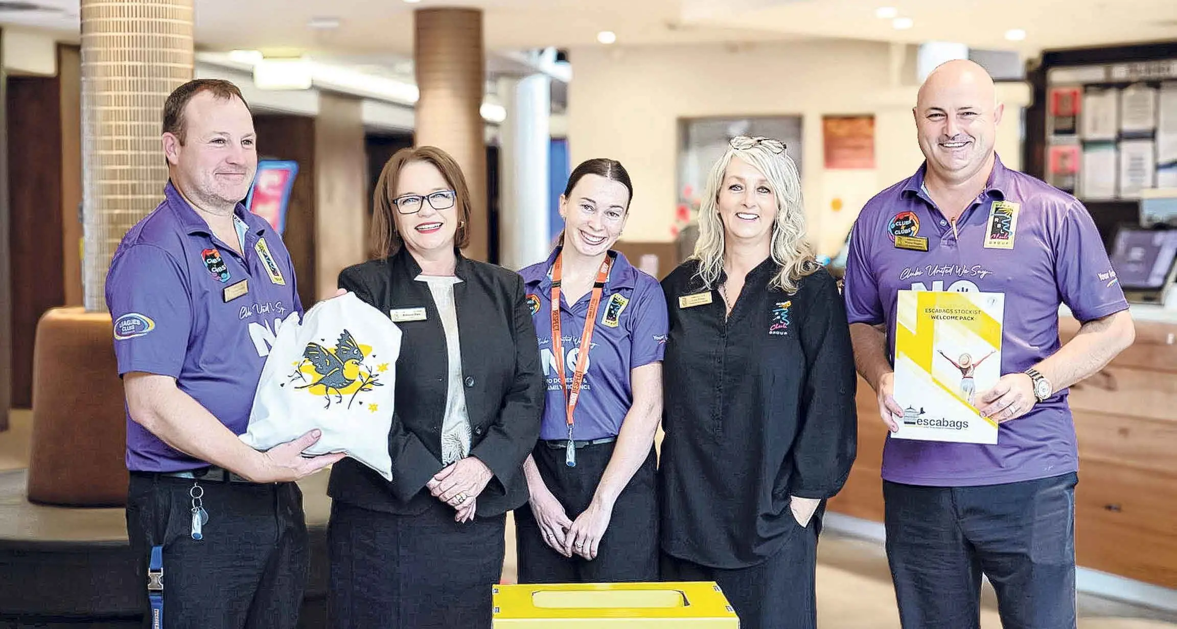 Dubbo RSL joins Escabags initiative to support DV survivors