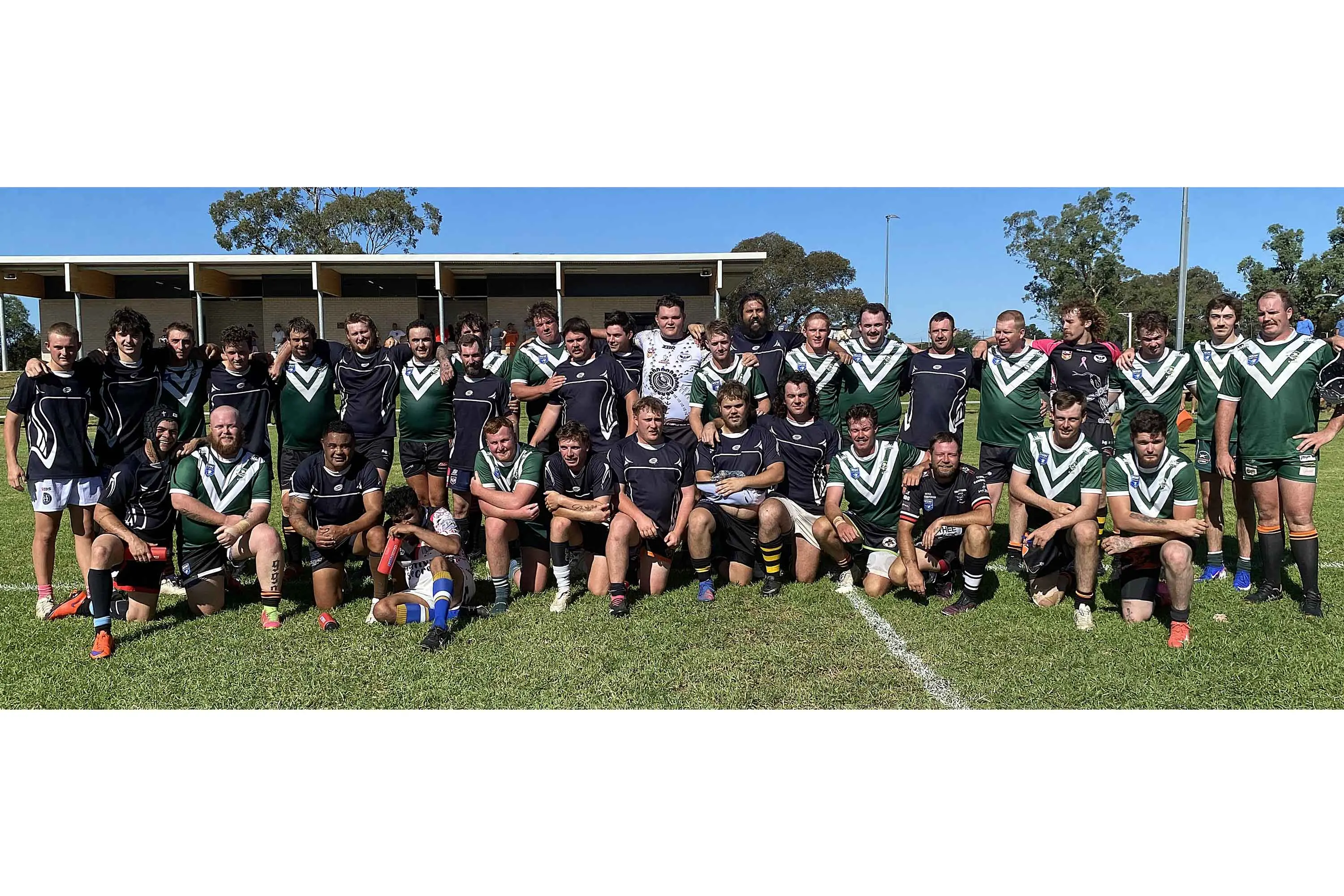 <p>Rugby league history, with the Mendooran and Trangie teams kicking-off the inaugural Castlereagh Community Cup competition for smaller communities in the central western. Photo: Supplied</p>\\n