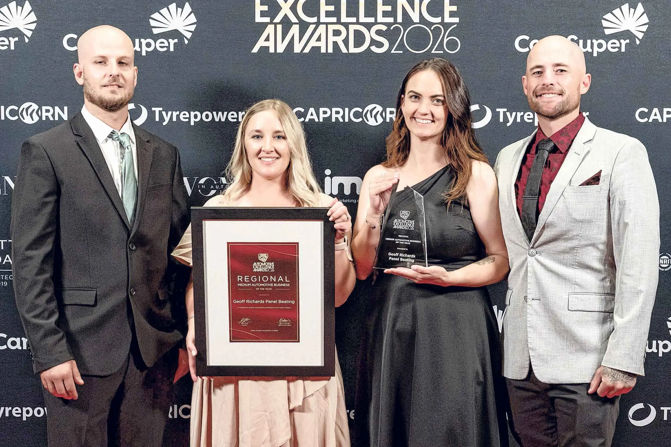 Regional win for Geoff Richards at MTA’s inaugural award event