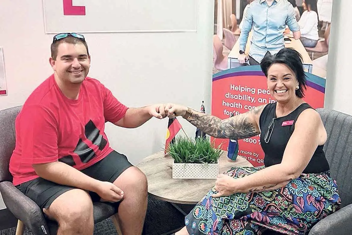 <p>Isaiah has found work through Social Futures\\' IEA program and supported by Terri-Lee Barker. Photo: Supplied</p>\\n