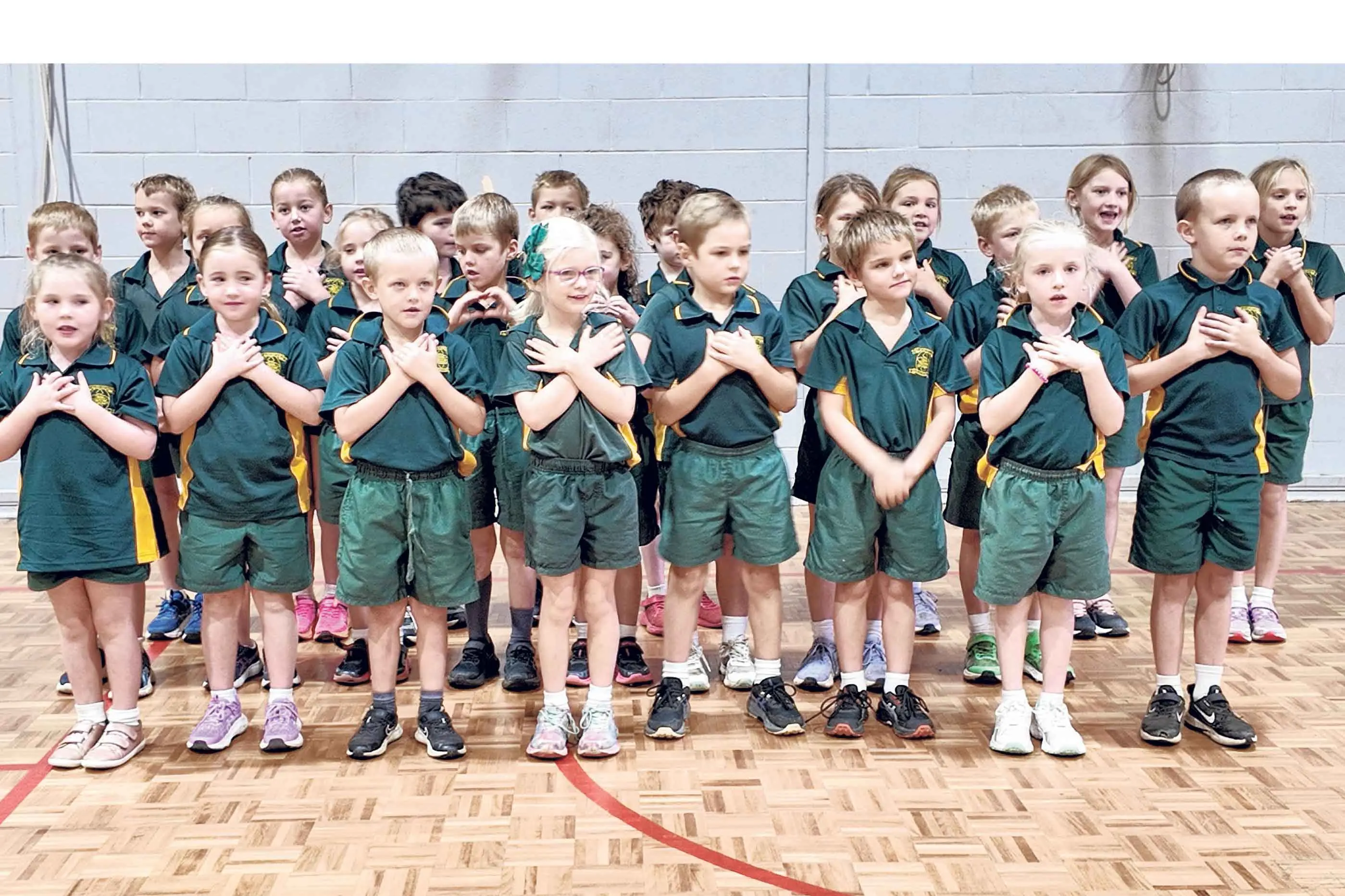 <p>St Augustine\\'s Parish School was one of three schools on the day to perform at the event.</p>\\n