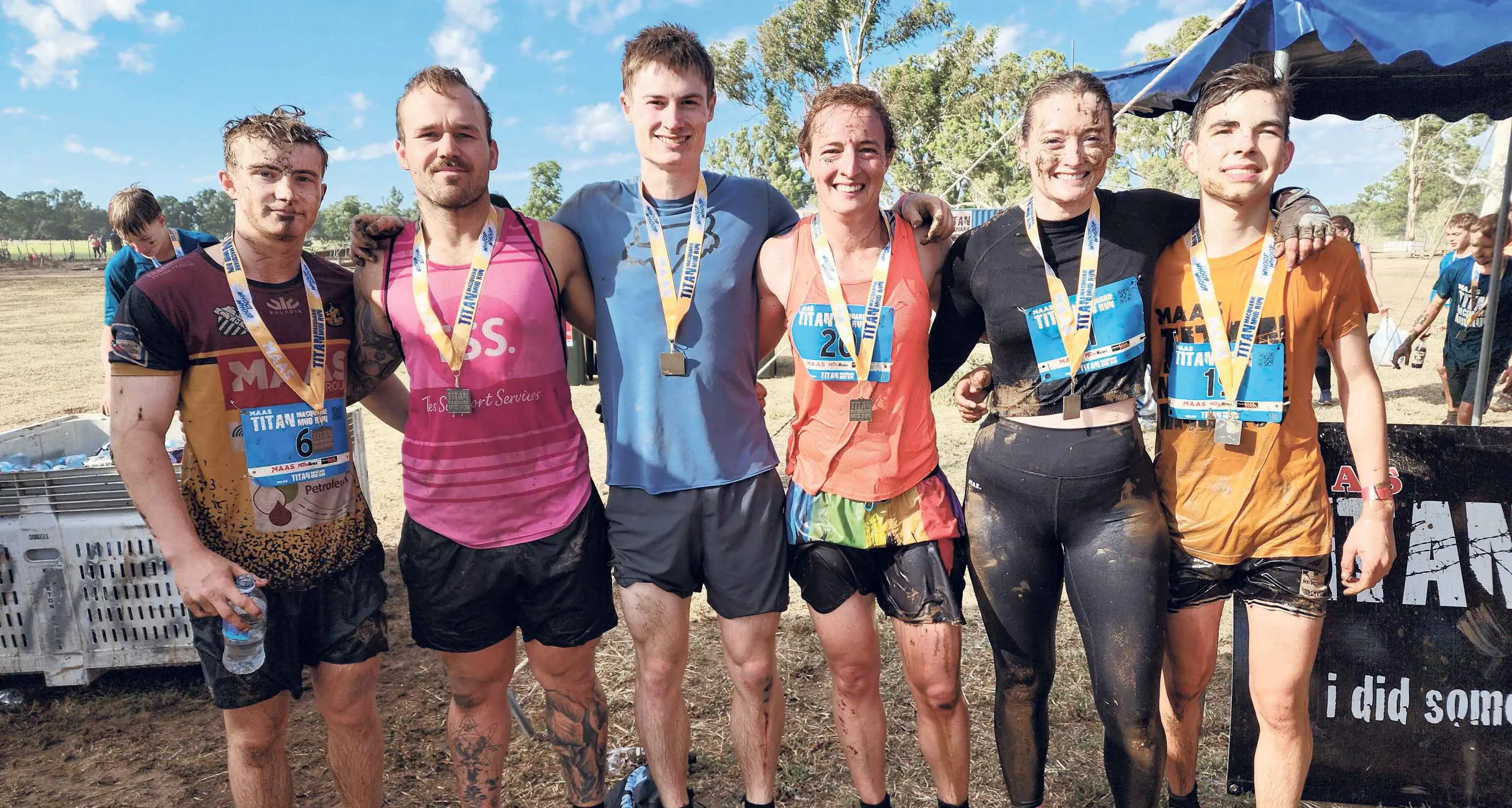Titan Macquarie Mud Runners in all their muddy glory