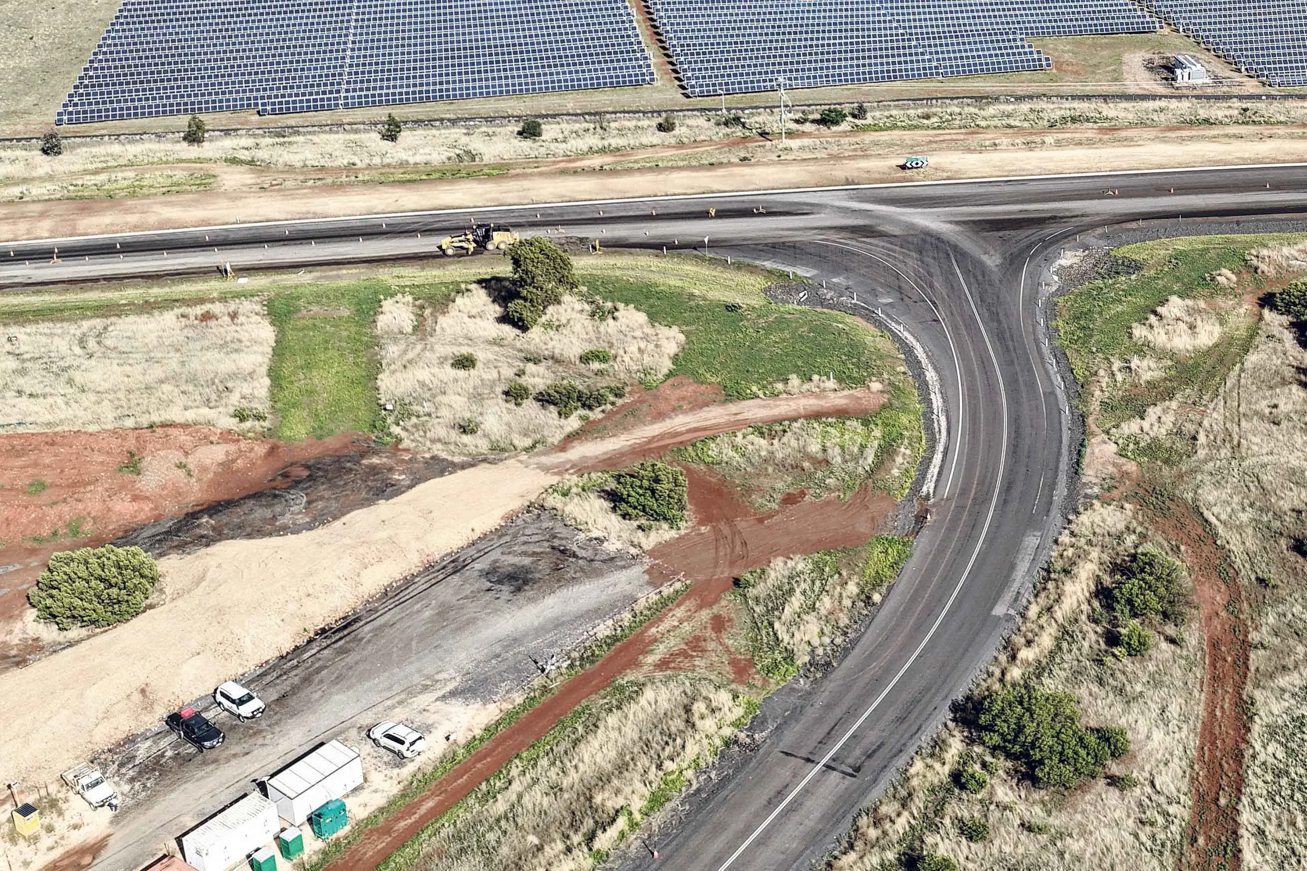 Intersection upgrade near Wello improves safety and progresses wind farm
