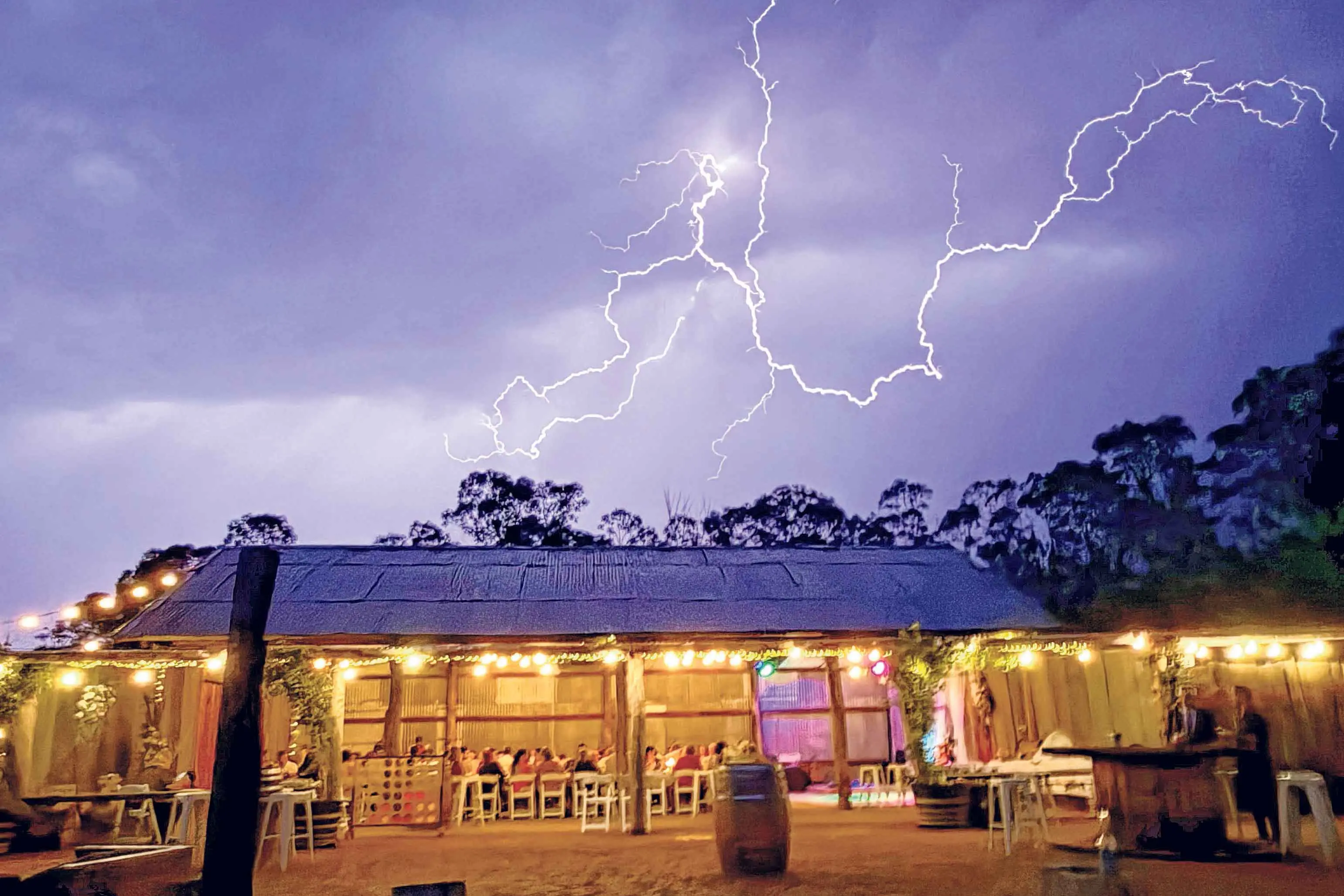 <p>Skies over a Dubbo wedding. Photo: Leanne Pridham</p>\\n