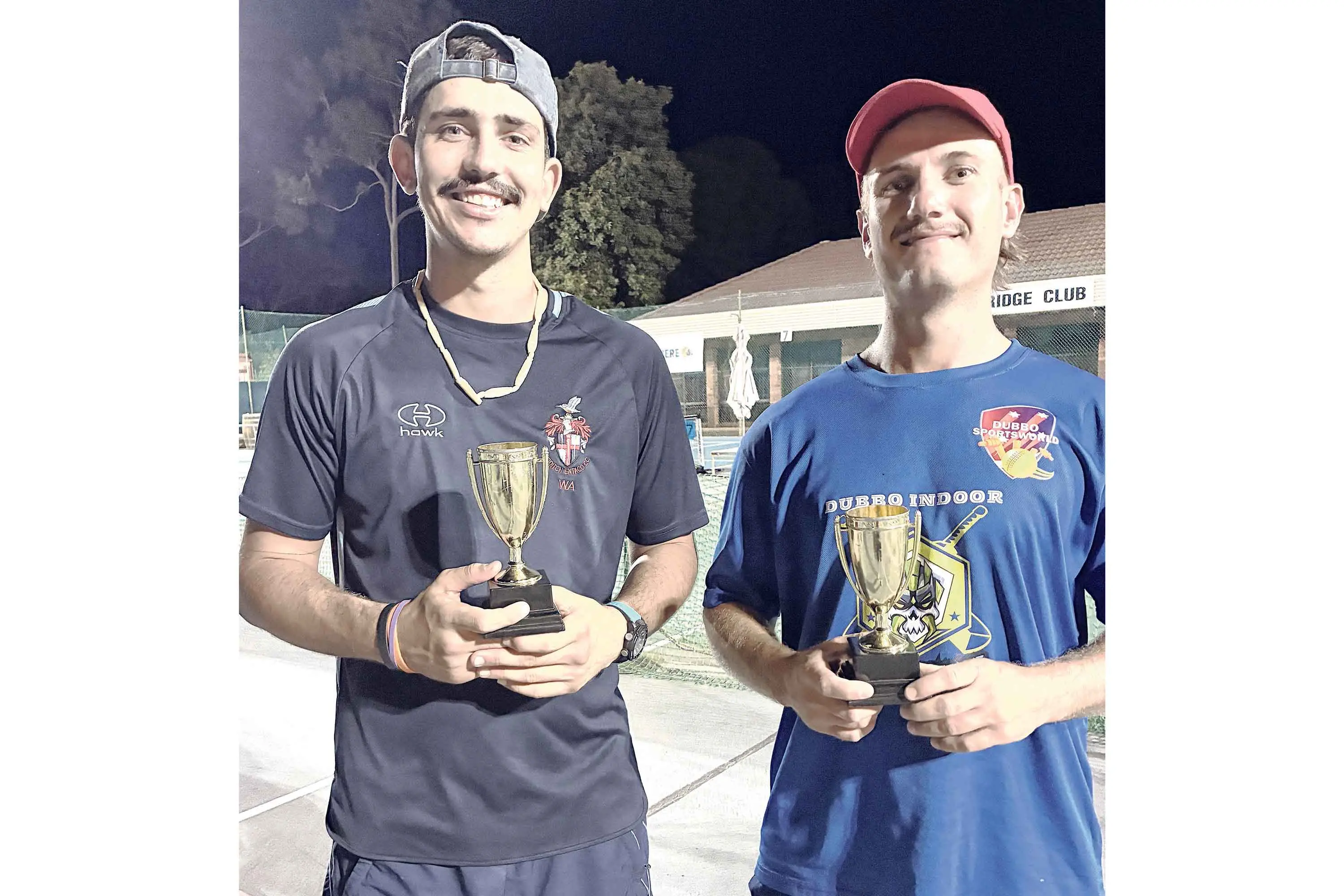 <p>Happy and Peiter flexed their sporting skills dominating the Purple Boss series in preparation for their cricket semi-final. Photos: Supplied</p>\\n