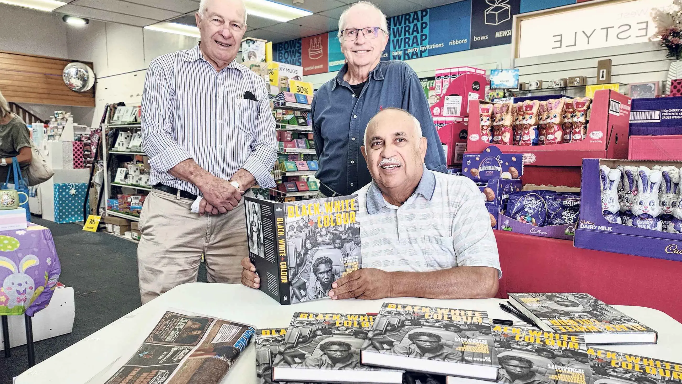 Mervyn Bishop launches the biography about him by Tim Dobbyn