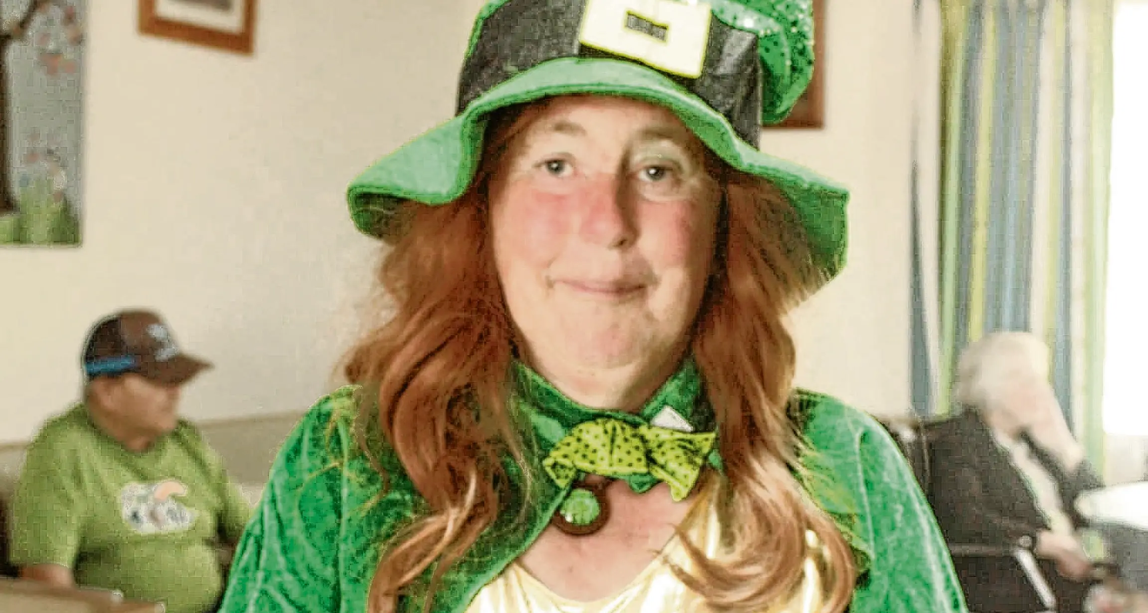 Lucky leprechaun spreads joy in Trangie on St Paddy's Day