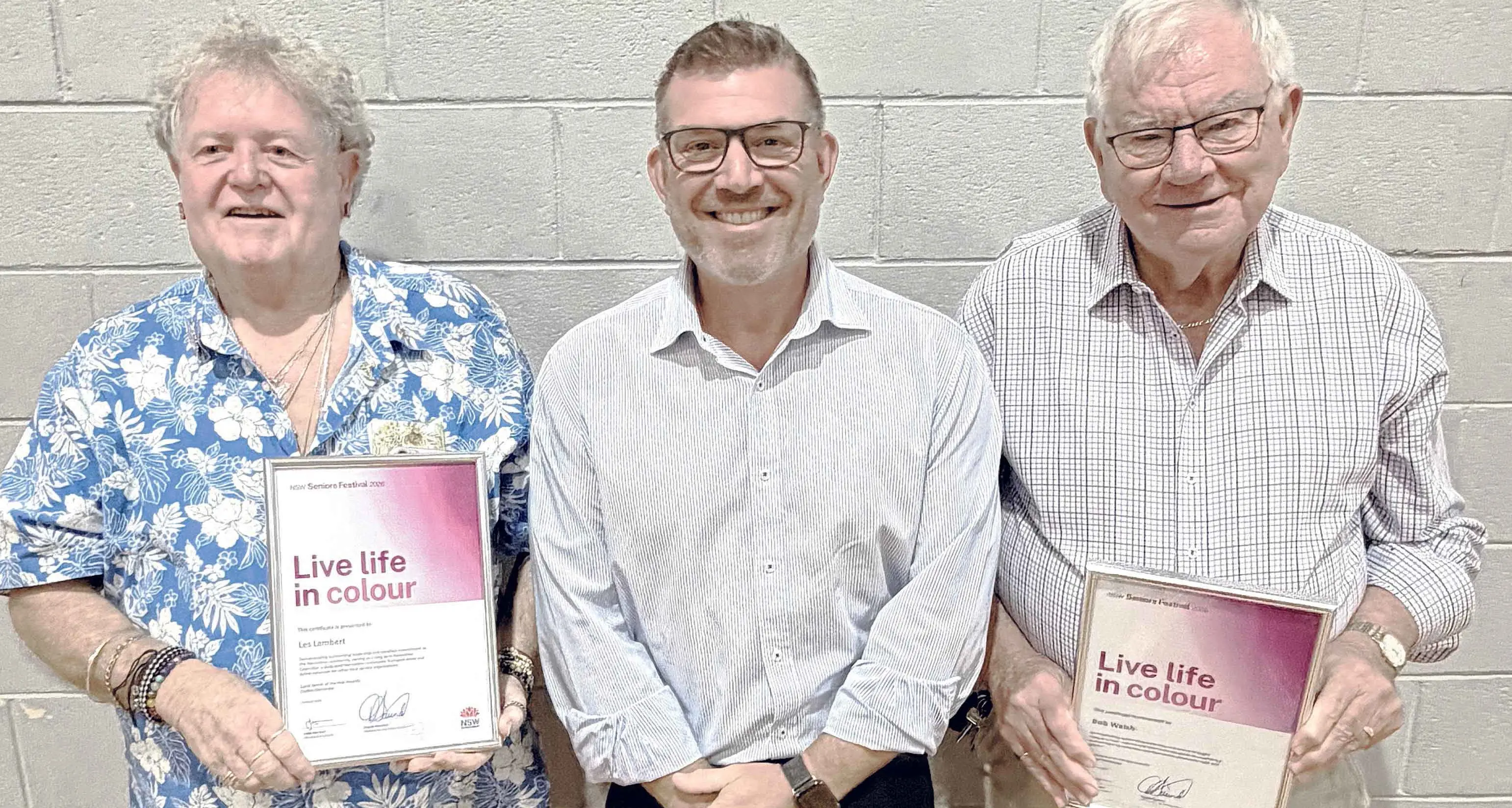 Senior local heroes being recognised for good works