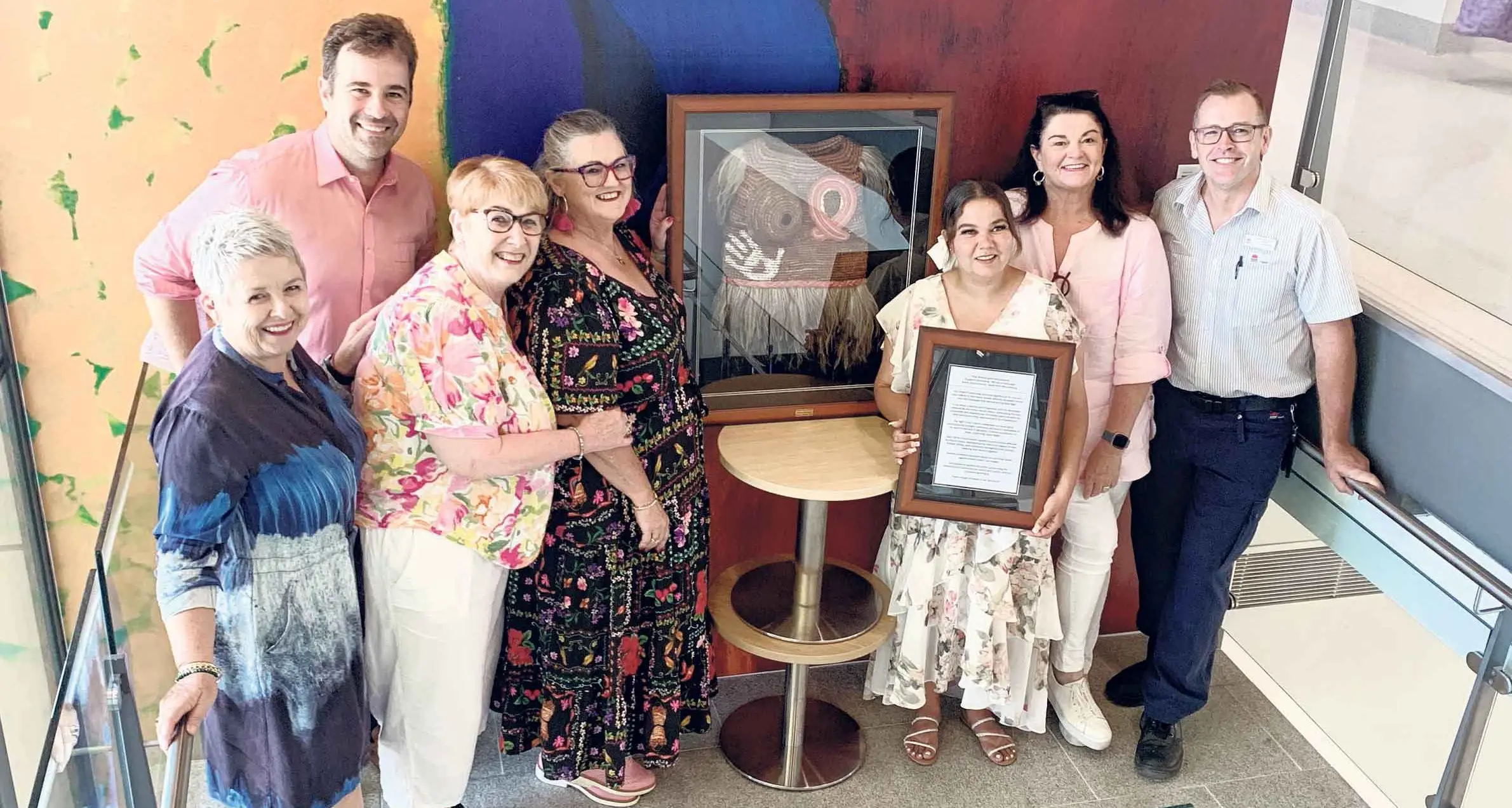 \"Groovy\" donation of stunning artwork supports cancer centre