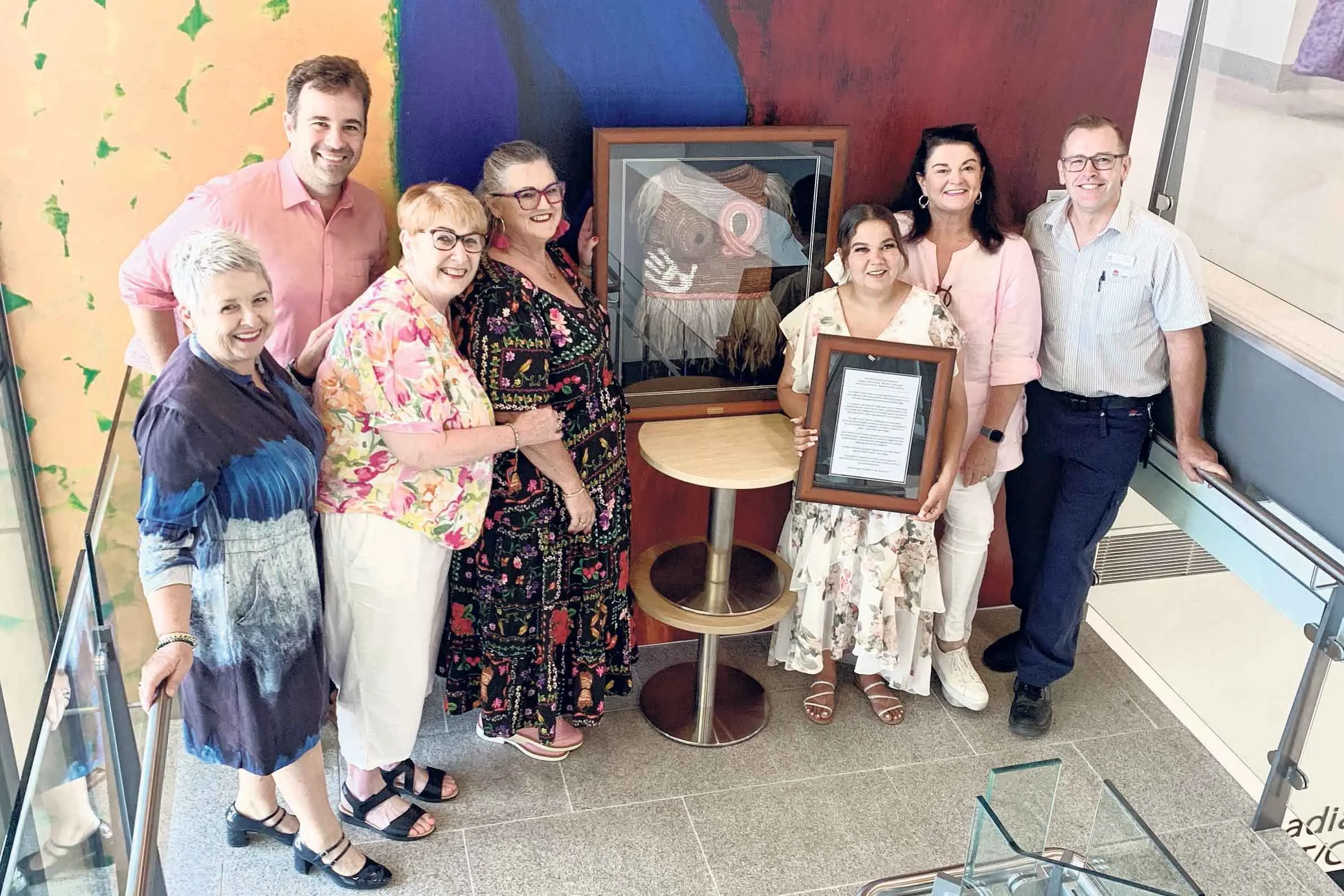 \"Groovy\" donation of stunning artwork supports cancer centre