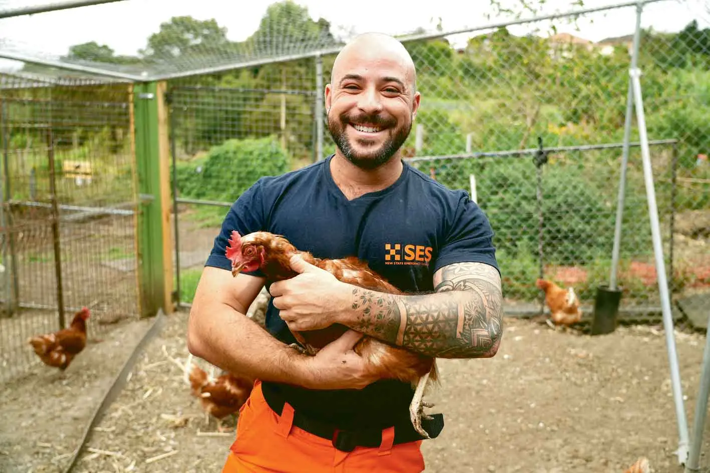 <p>NSW SES is encouraging pet owners to include their pets and other animals in their storm-season planning. Photo: NSW SES</p>\\n