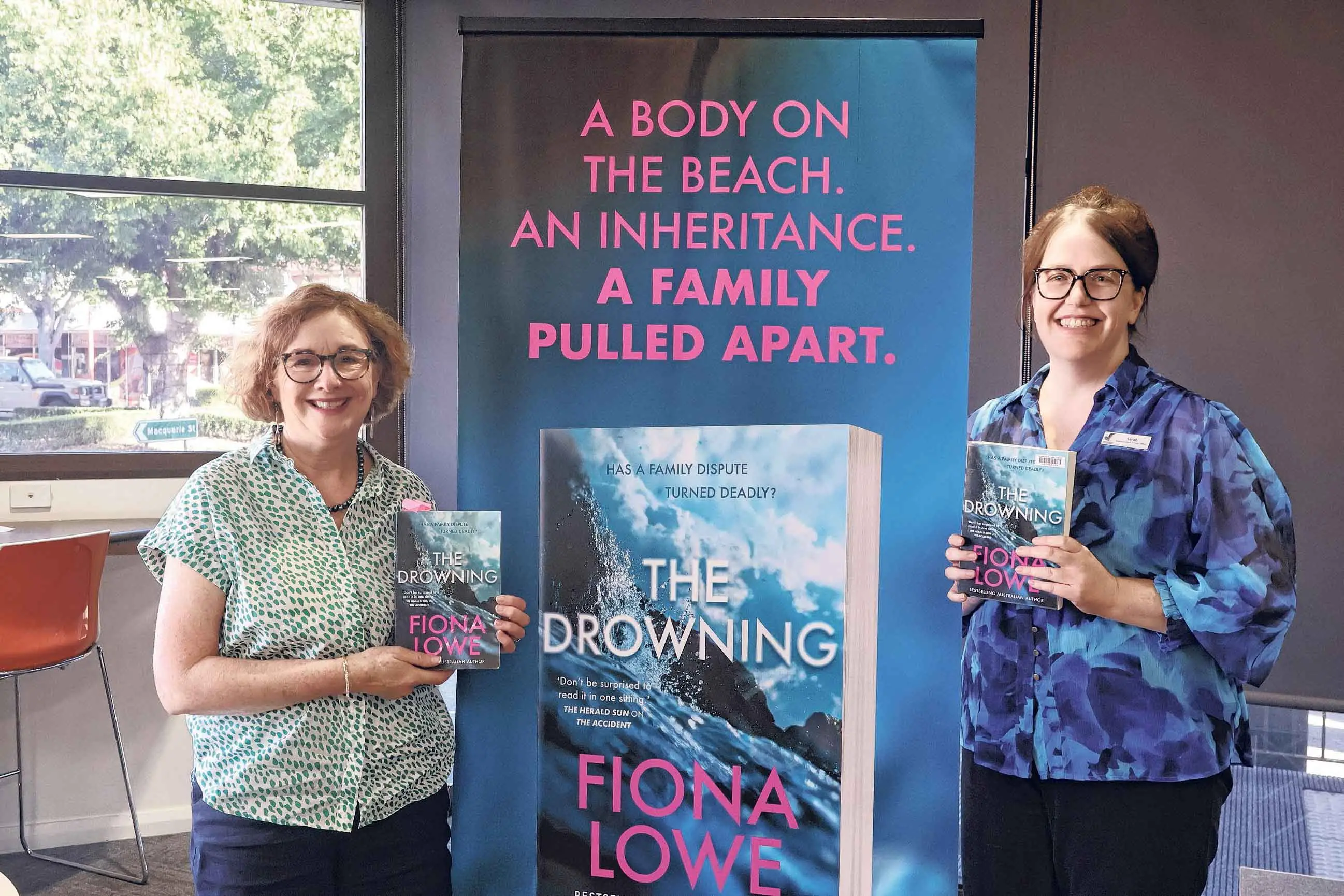 <p>Author Fiona Lowe with Regional Library Services Officer Sarah Tilbrook at the recent in-conversation event in Dubbo. Photos: Macquarie Regional Library</p>\\n