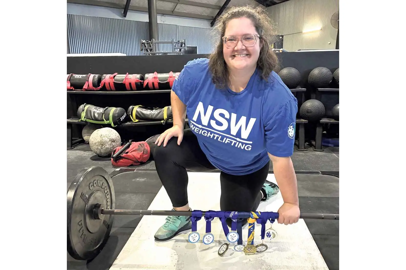 <p>Alyssa Walter\\'s impressive range of medals. Photo: Supplied. </p>\\n