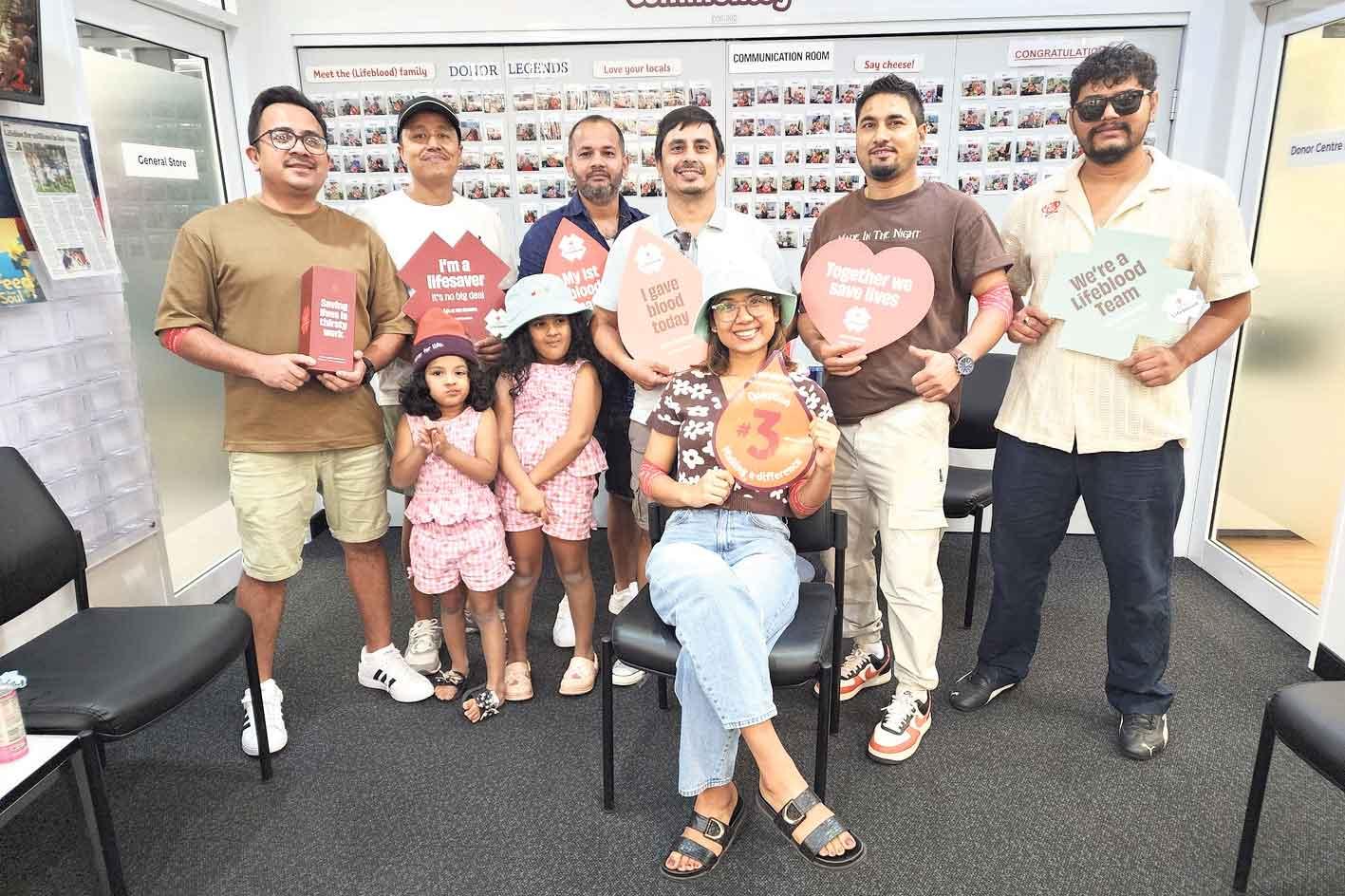 Nepalese community steps up to donate blood