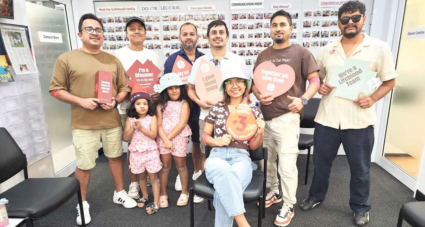 Nepalese community steps up to donate blood