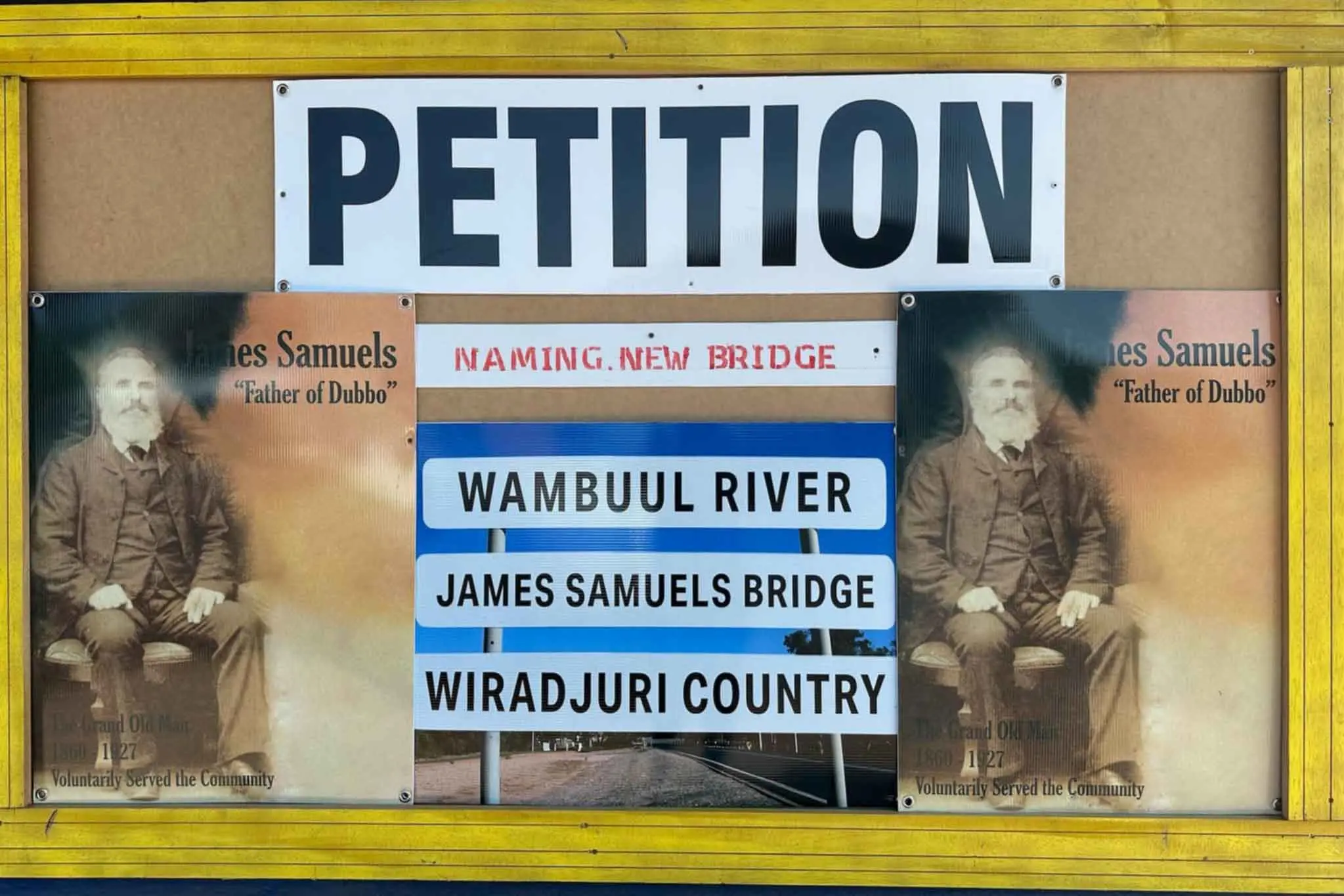 <p>While the spirited campaign to name the new bridge over the Macquarie River after our first mayor, James Samuels, may have proven ultimately futile; some councillors now support seeing his name on the approach road. Photo: Supplied</p>\\n