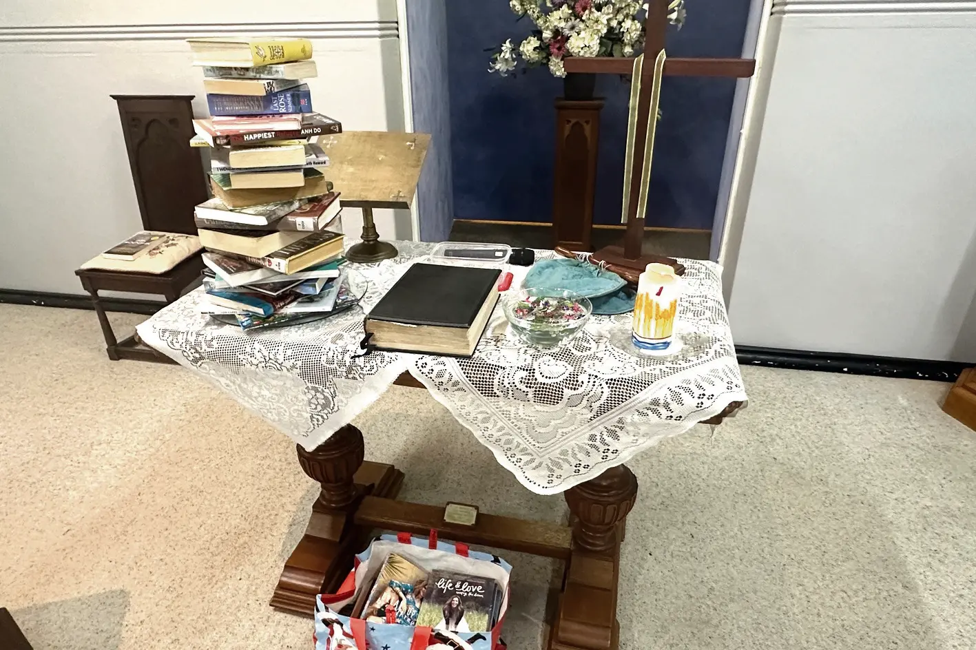<p>These books were collected by a Narromine church in late 2023 for donation to the 2024 Michael Egan Memorial Book Fair. Photo: Supplied</p>\\n