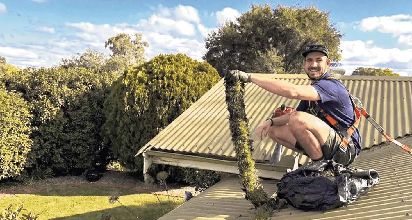 Wattle Cleaning takes the hard work out of maintaining gutters