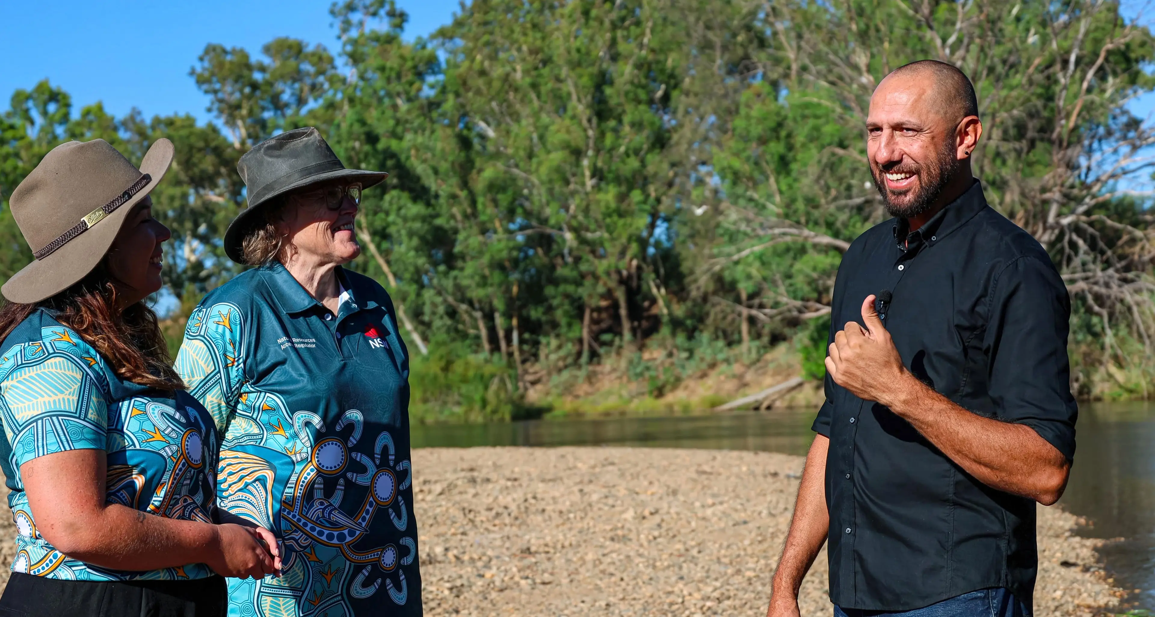 Nathan’s artwork shares the importance of water