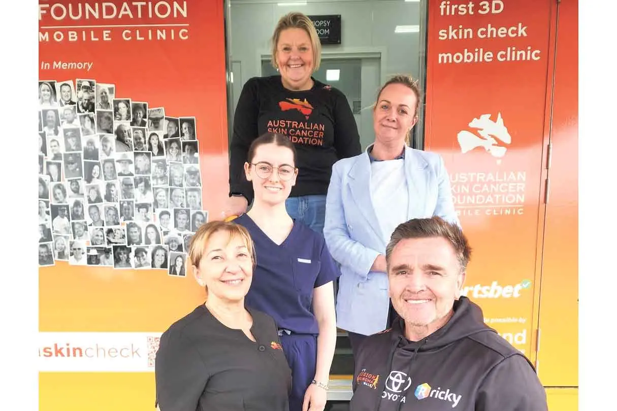 Skin health on the agenda during ASCF truck visit