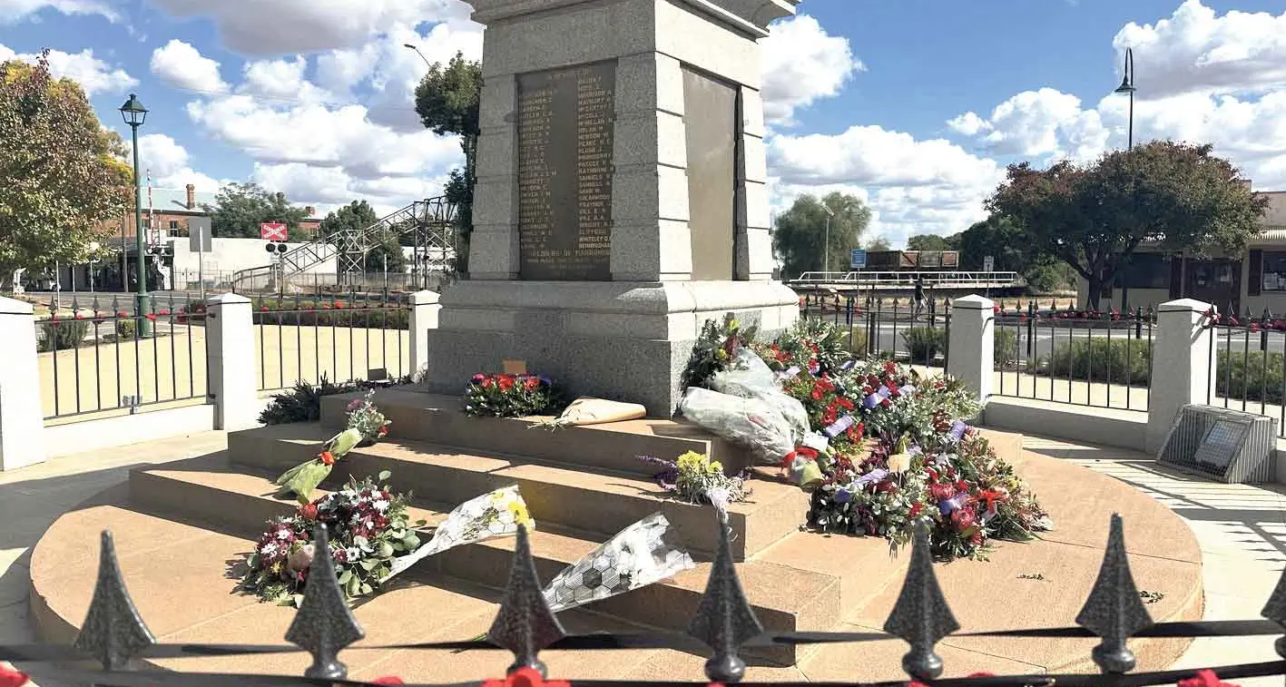 Anzac Day commemorative services across the Narromine shire