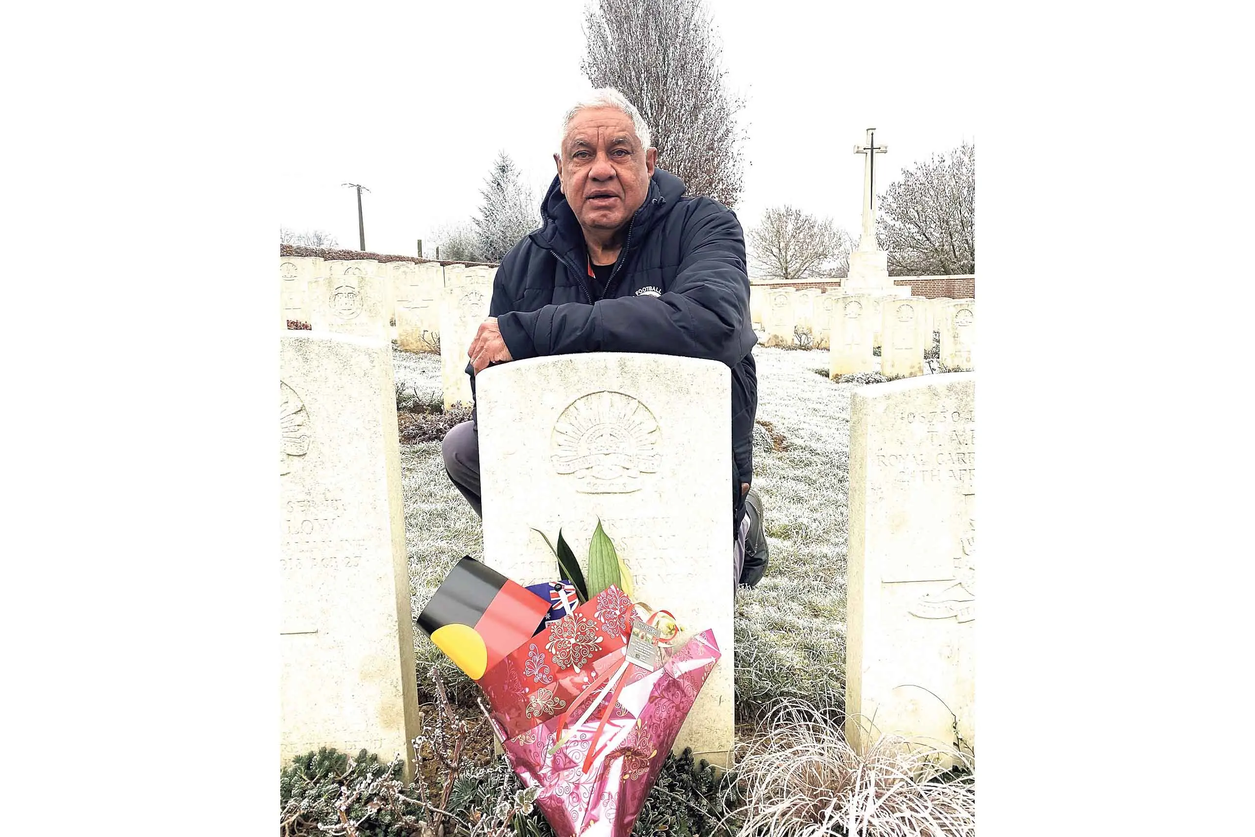 <p>Indigenous scholar specialising in Aboriginal Australians soldiers who served in World War I, Joe Flick is off to launch his own photographic exhibition in France next month on those who never returned. Photo: Supplied</p>\\n